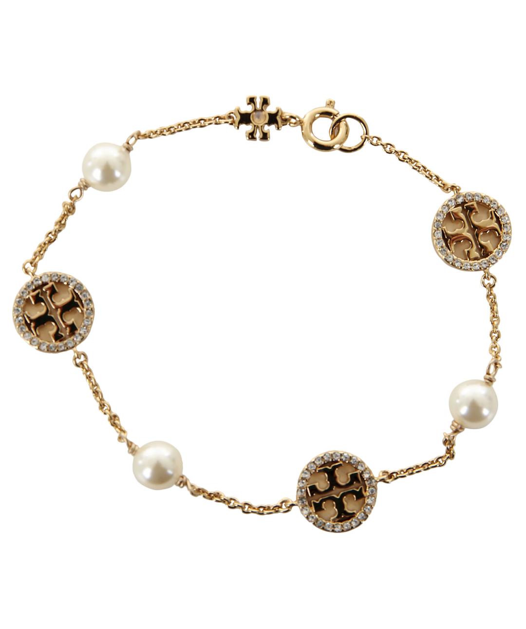 Handla Crystal pearl logo bracel, Vit hos  | 53418-749