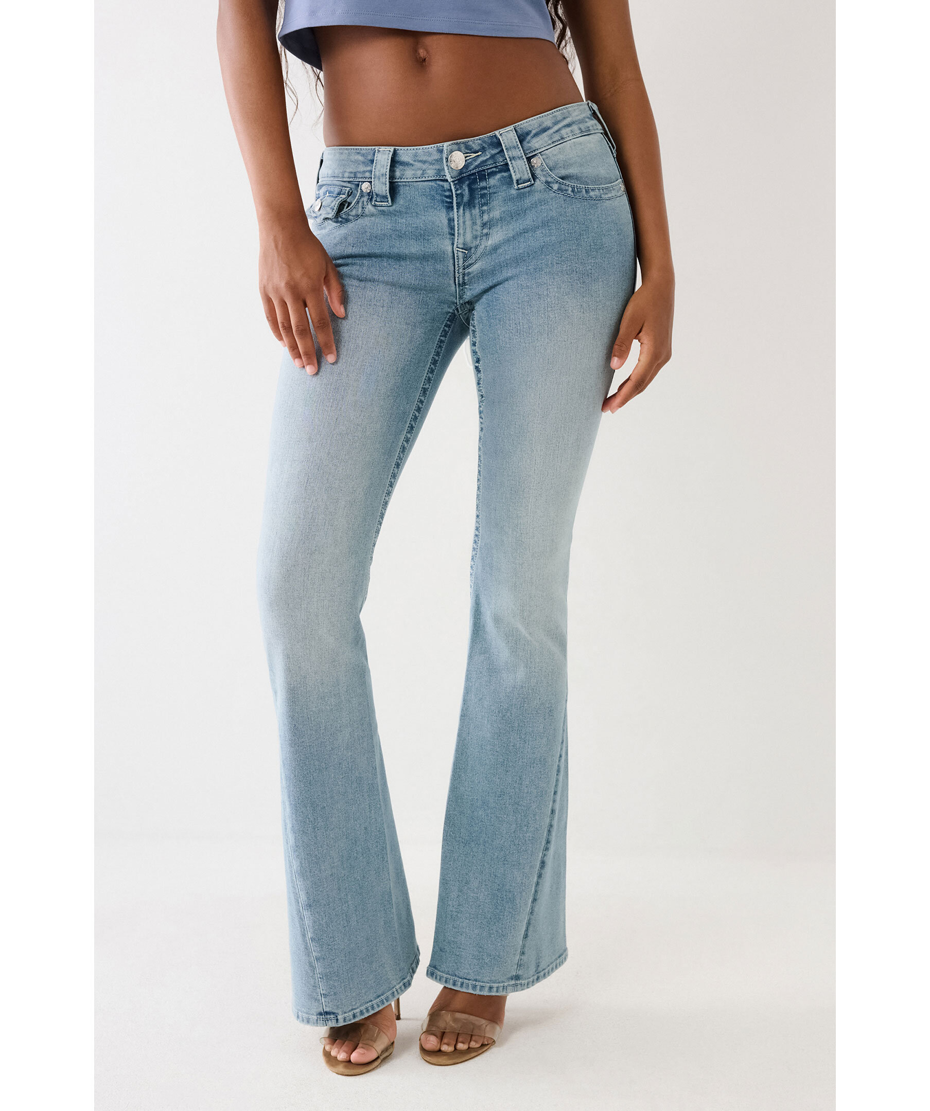 Produktfoto för True Religion Joey Low Rise Flare Peak Spot 23