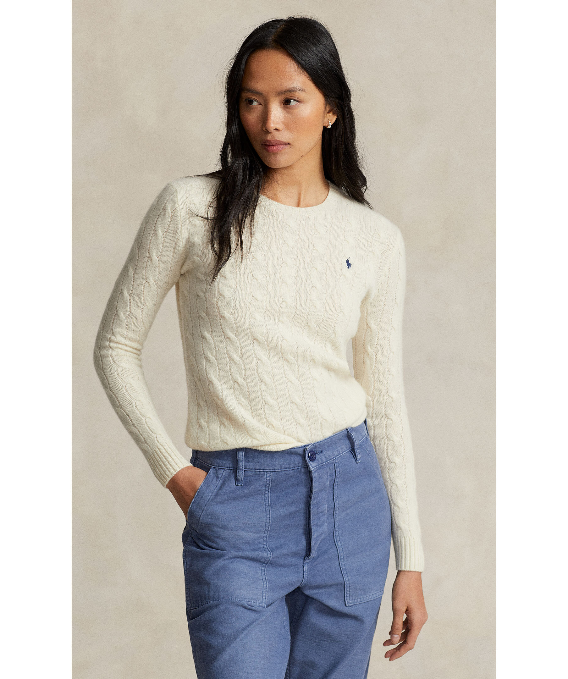 Julianna Cable Crew Knit 1
