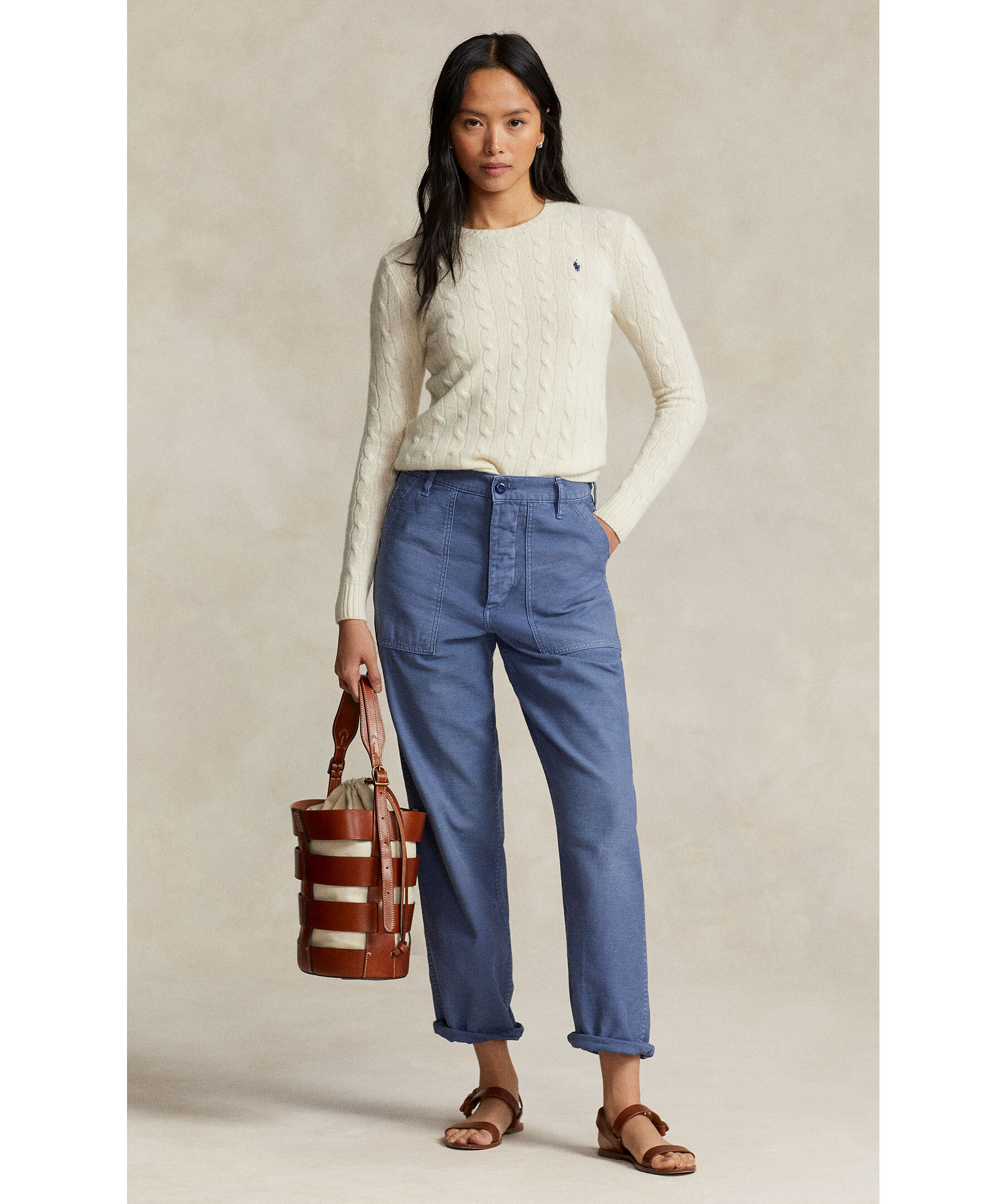 Julianna Cable Crew Knit 4