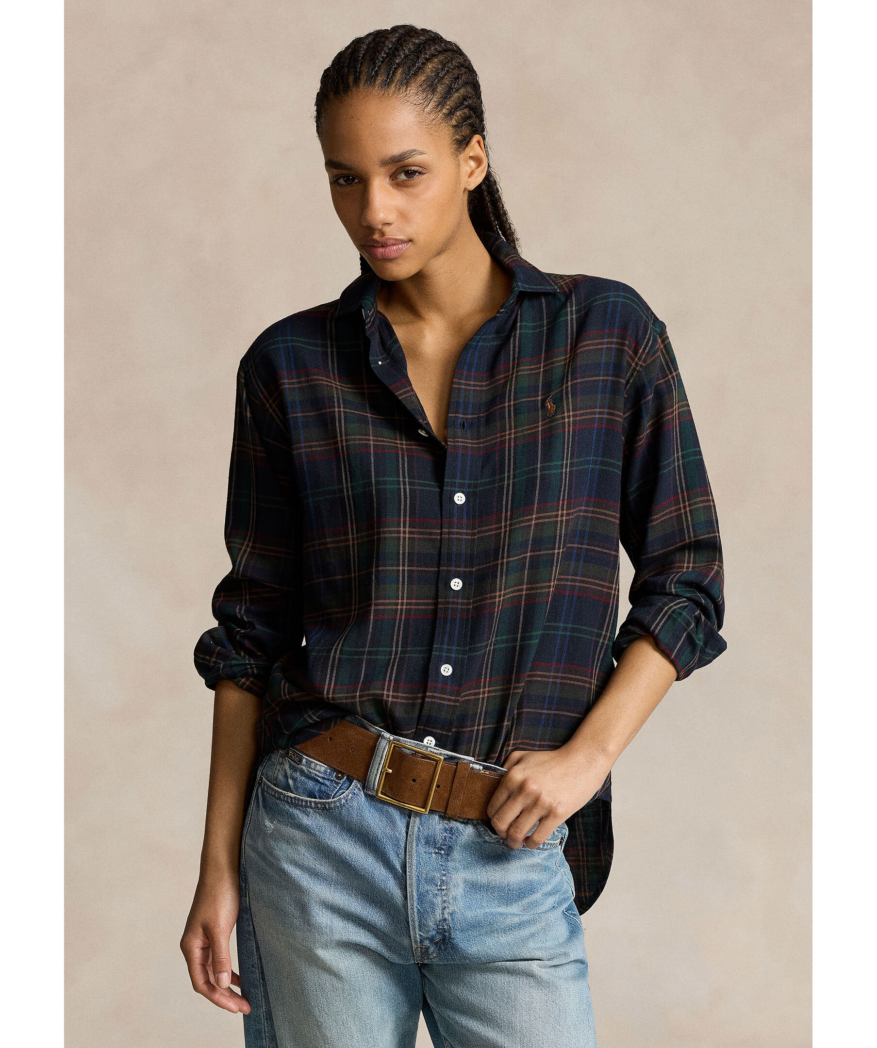 Long sleeve check shirt 2