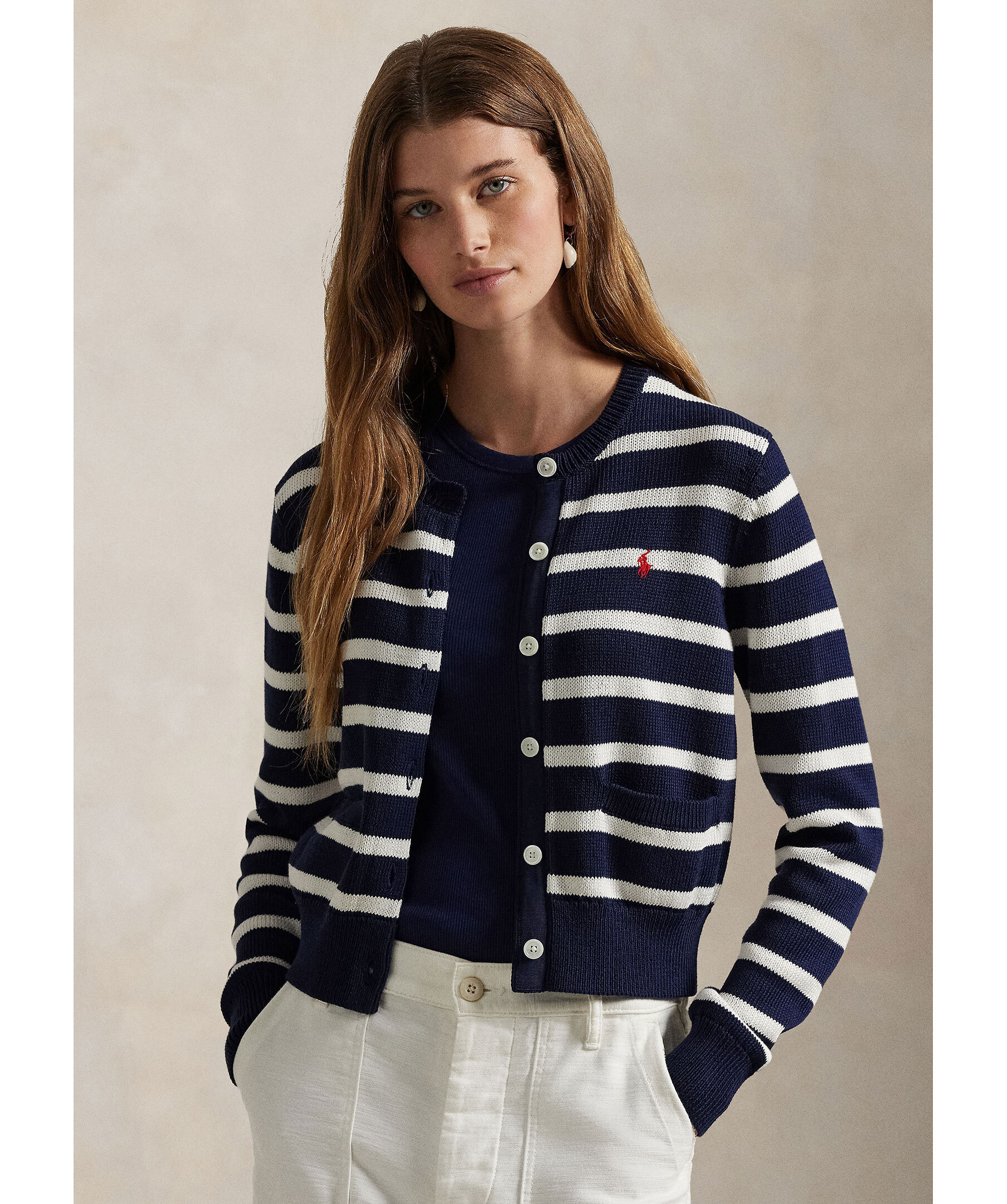 STRP JSY CRD Cardigan 1