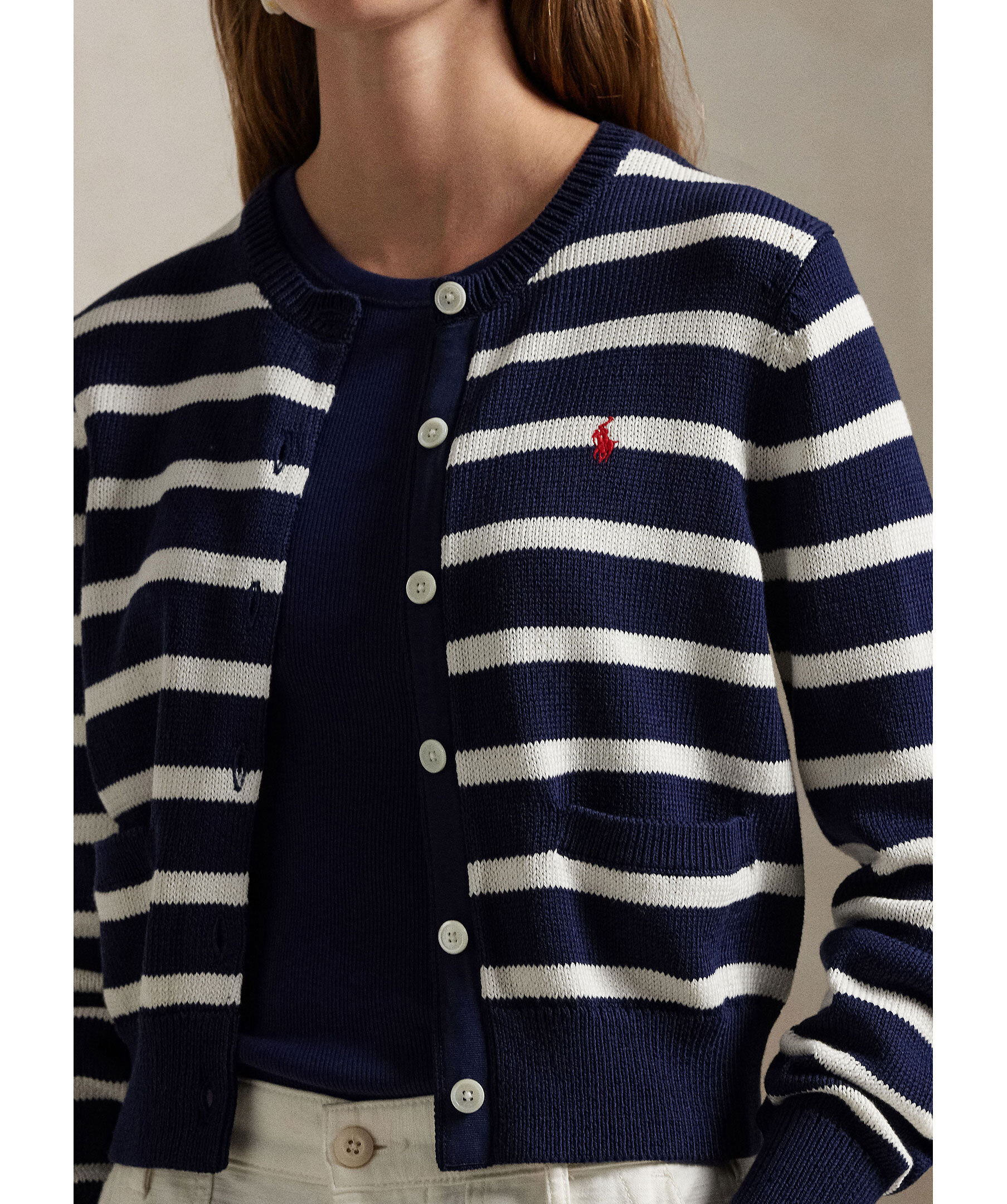 STRP JSY CRD Cardigan 3