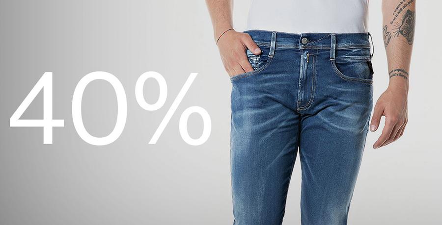 40% rabatt på Replay