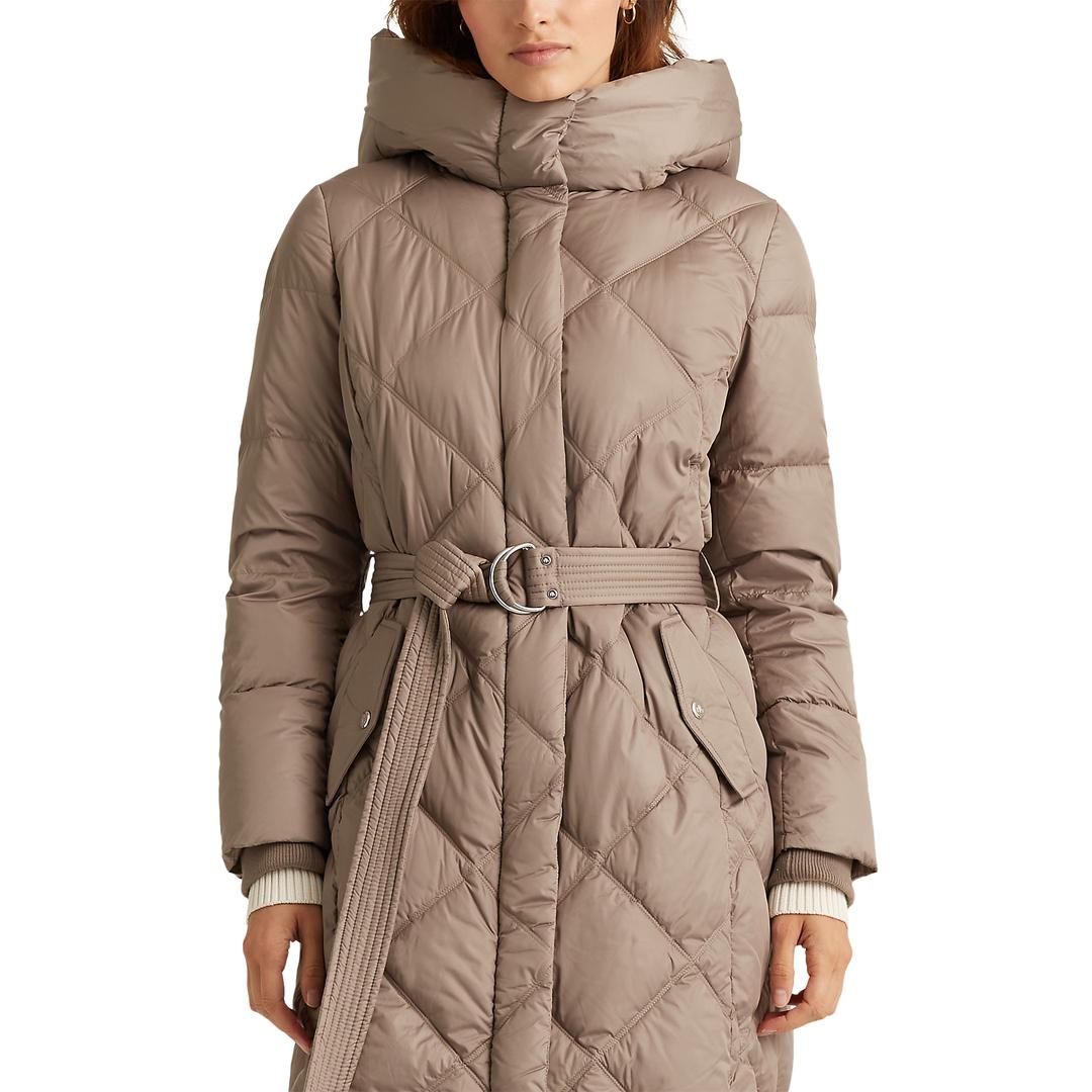 Lauren ralph lauren matte finish cozy belted coat Clearance