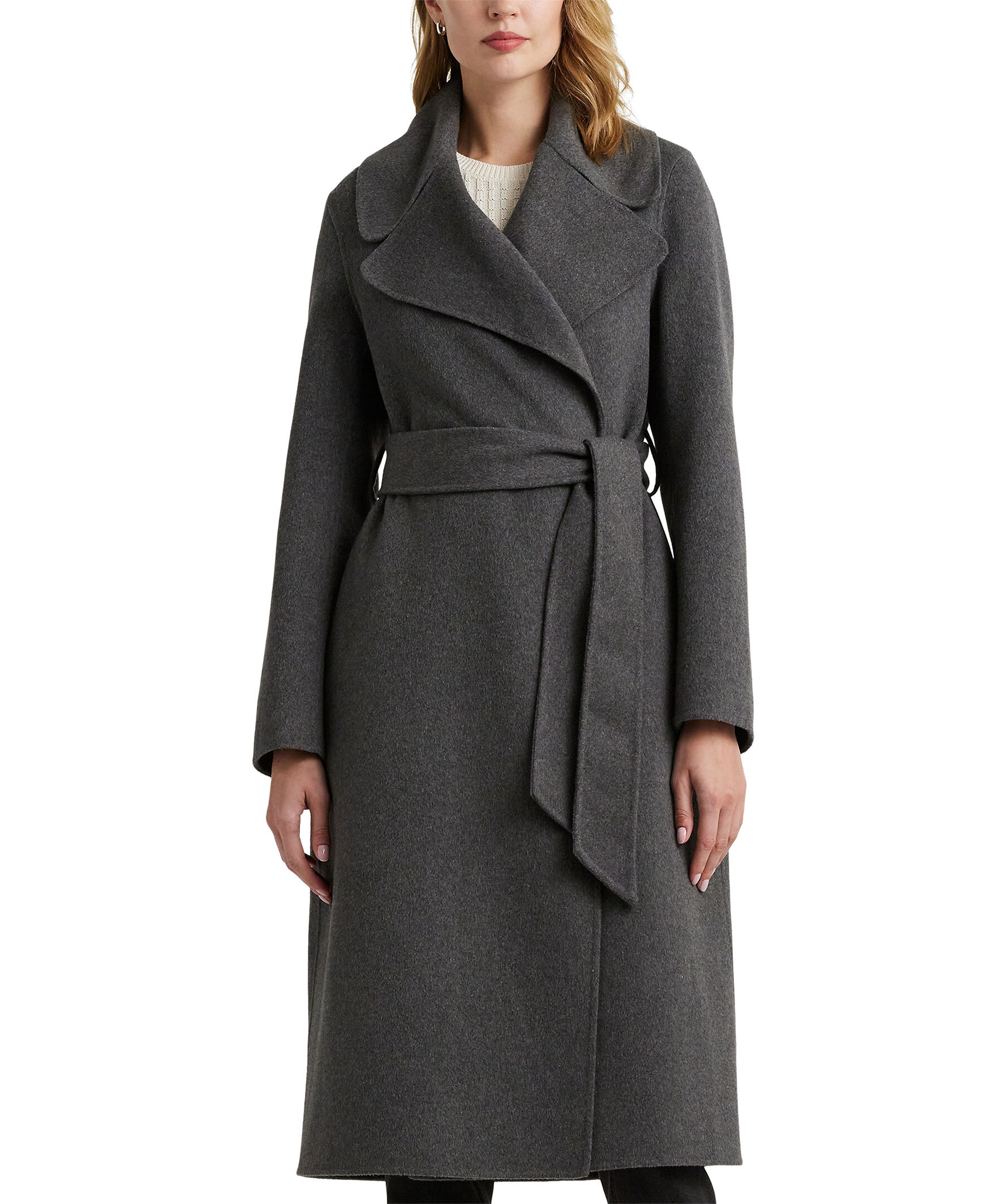 Double fc wrap wool coat 3