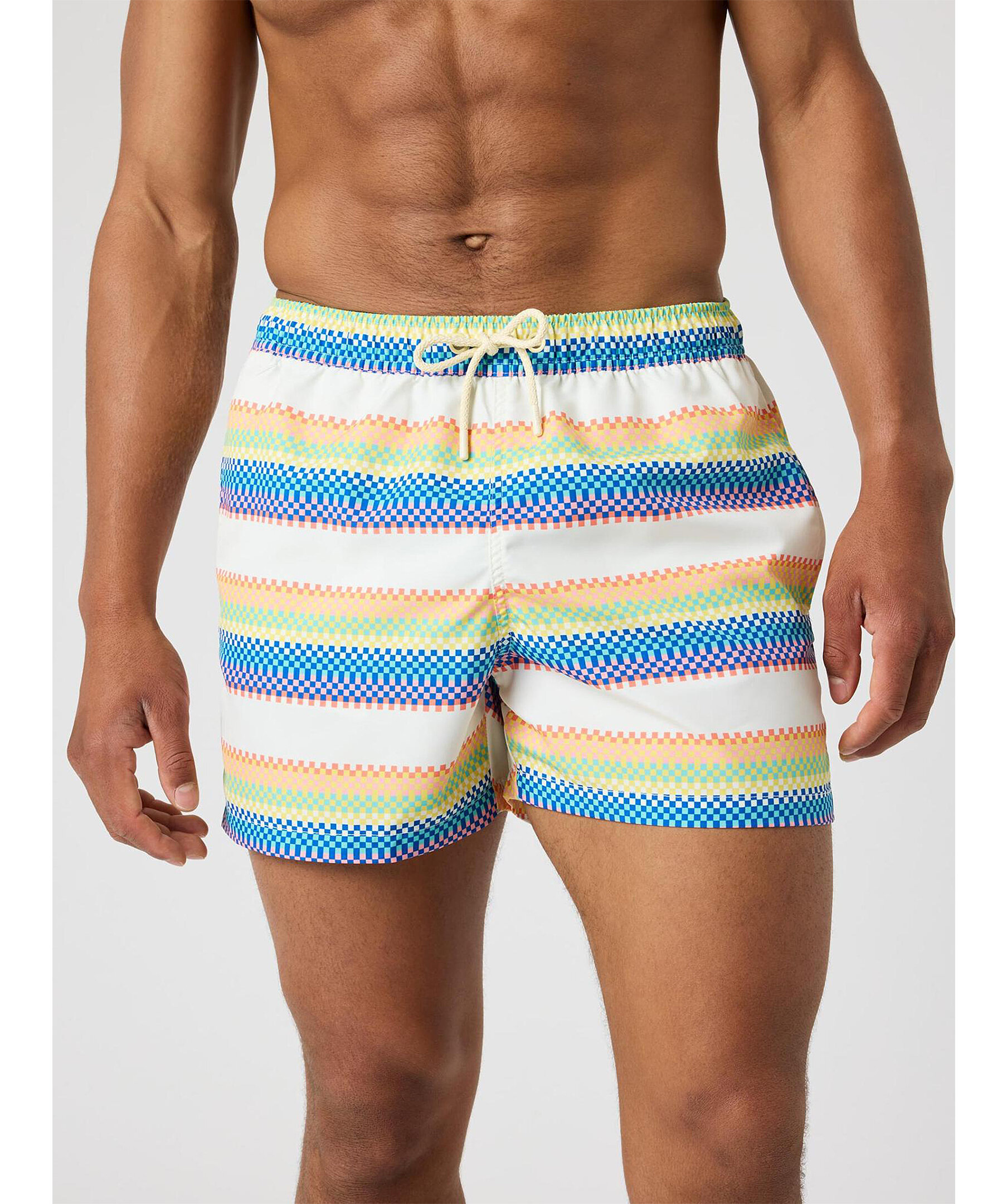 Borg Print Swim Shorts