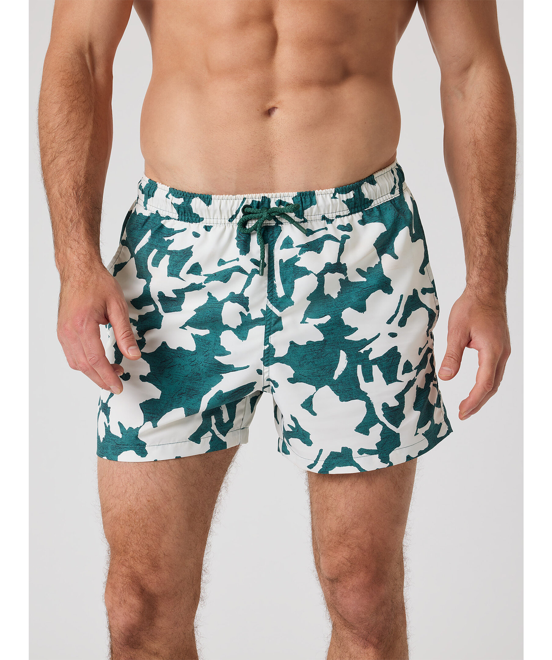 Borg Print Swim Shorts