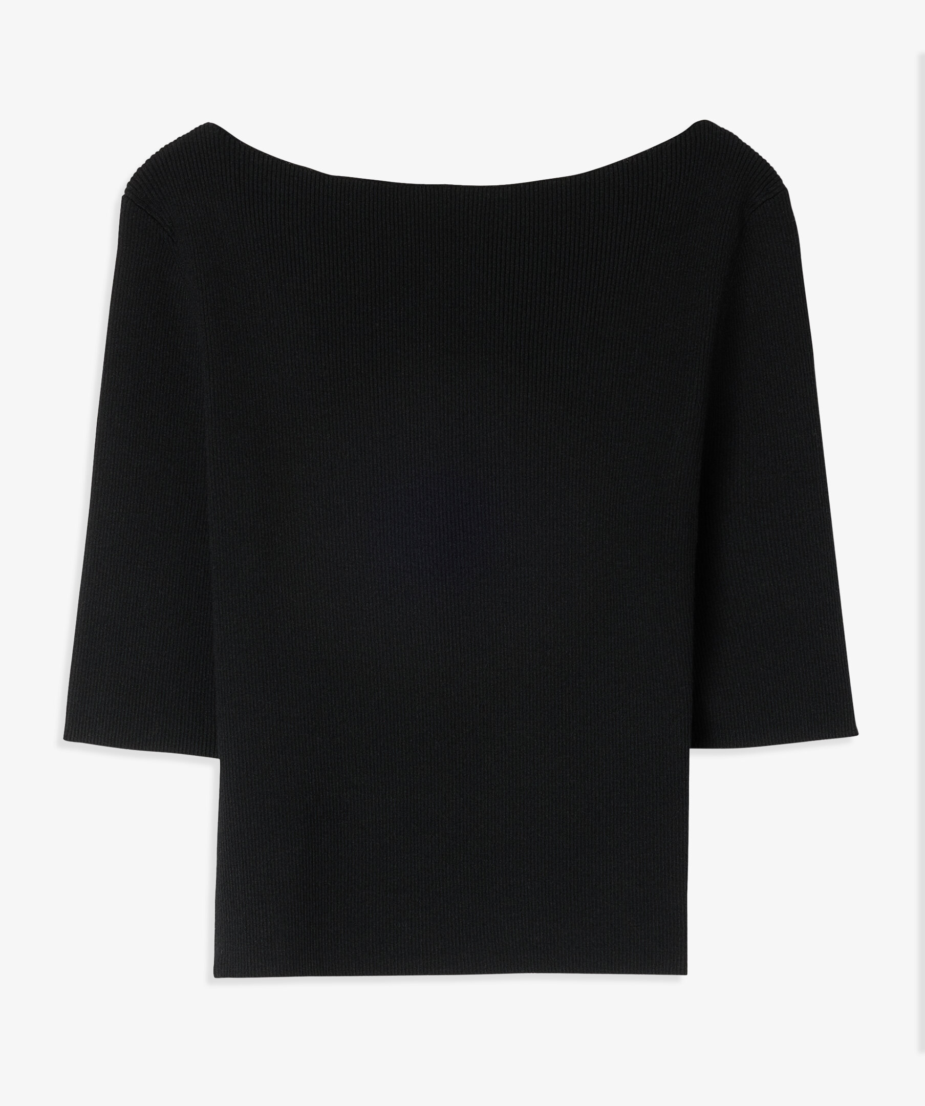 Boatneck Rib Top