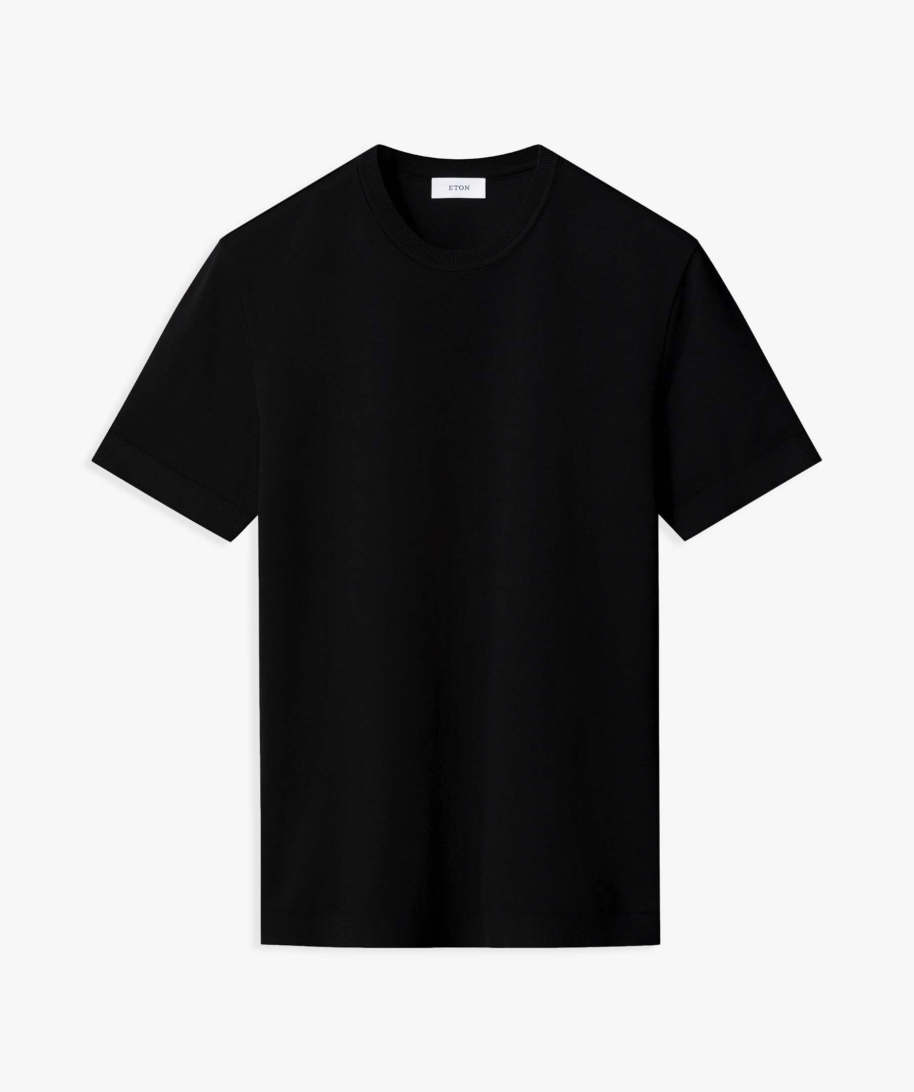 Self Rib Cotton T-shirt