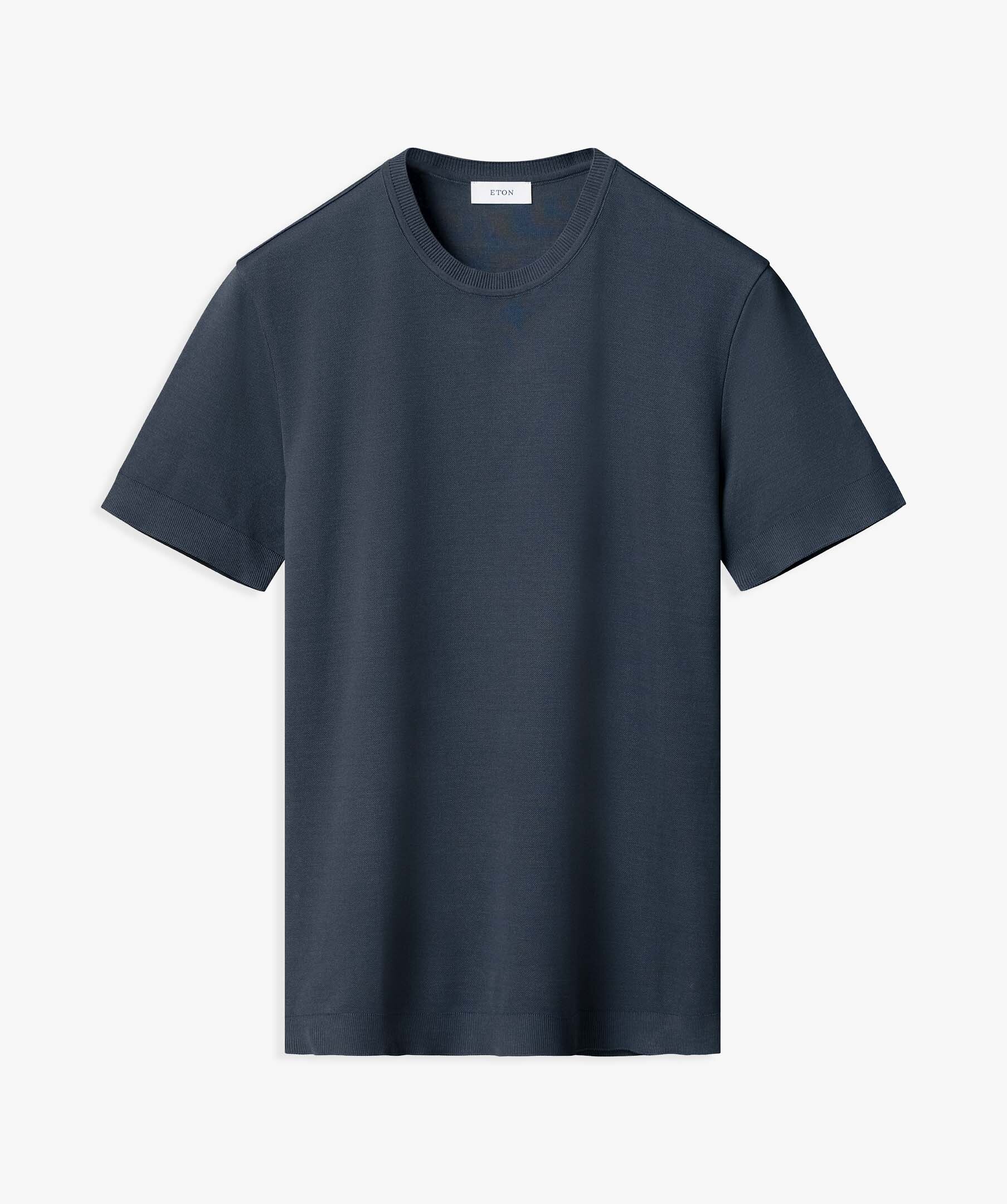 Self Rib Cotton T-shirt