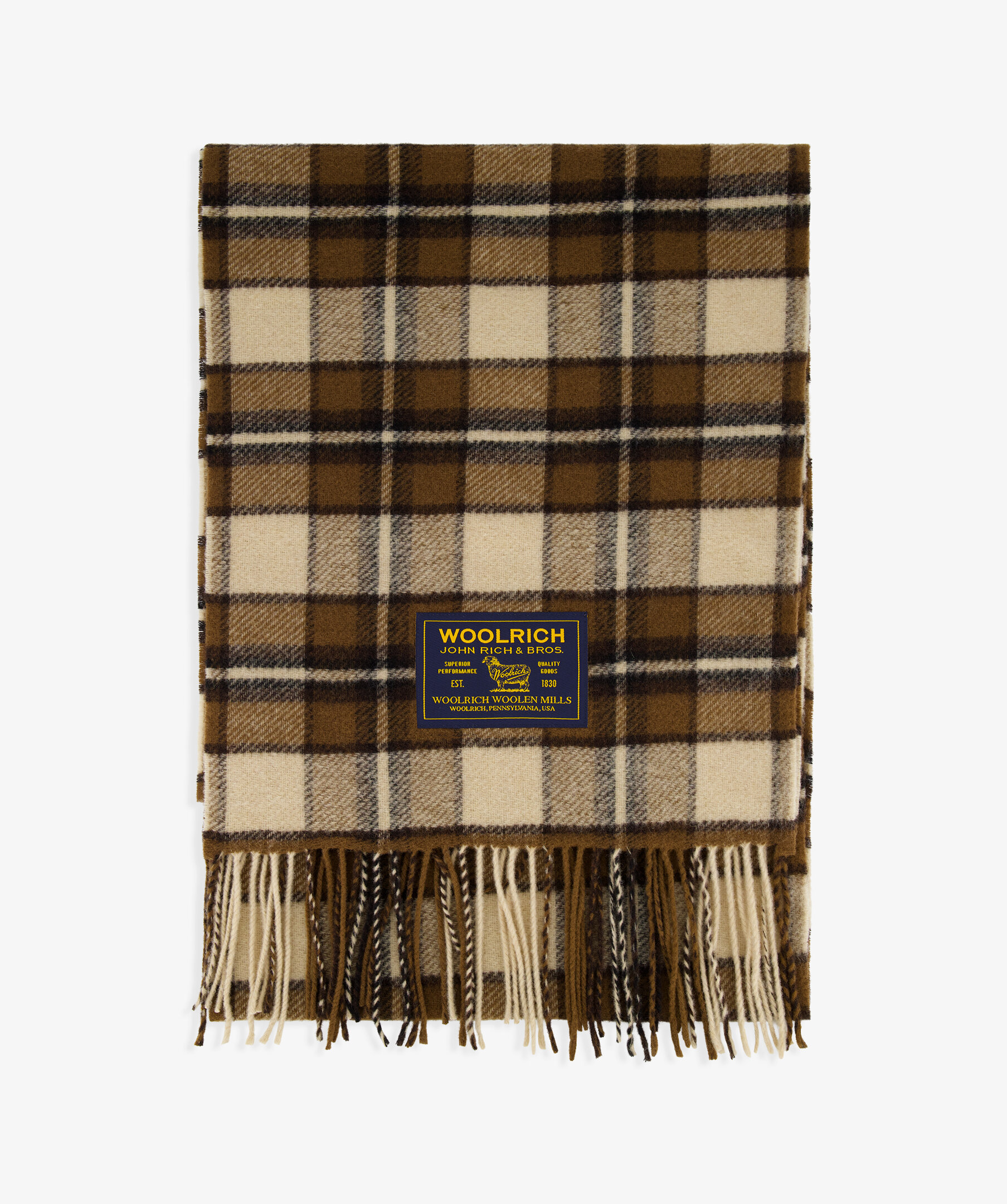 Wool Check Scarf