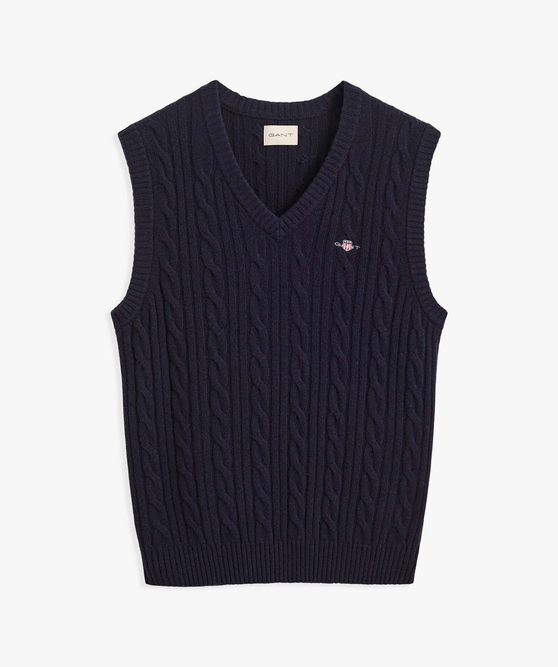 Lambswool Cable Vest