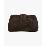 Suede Clutch Bag