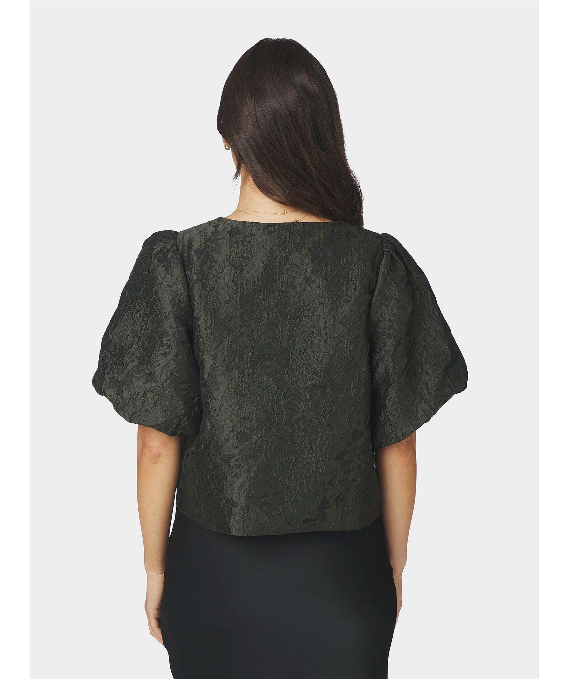 NEO NOIR Aisa Brocade Blouse skjortor & blusar dam – bild 4