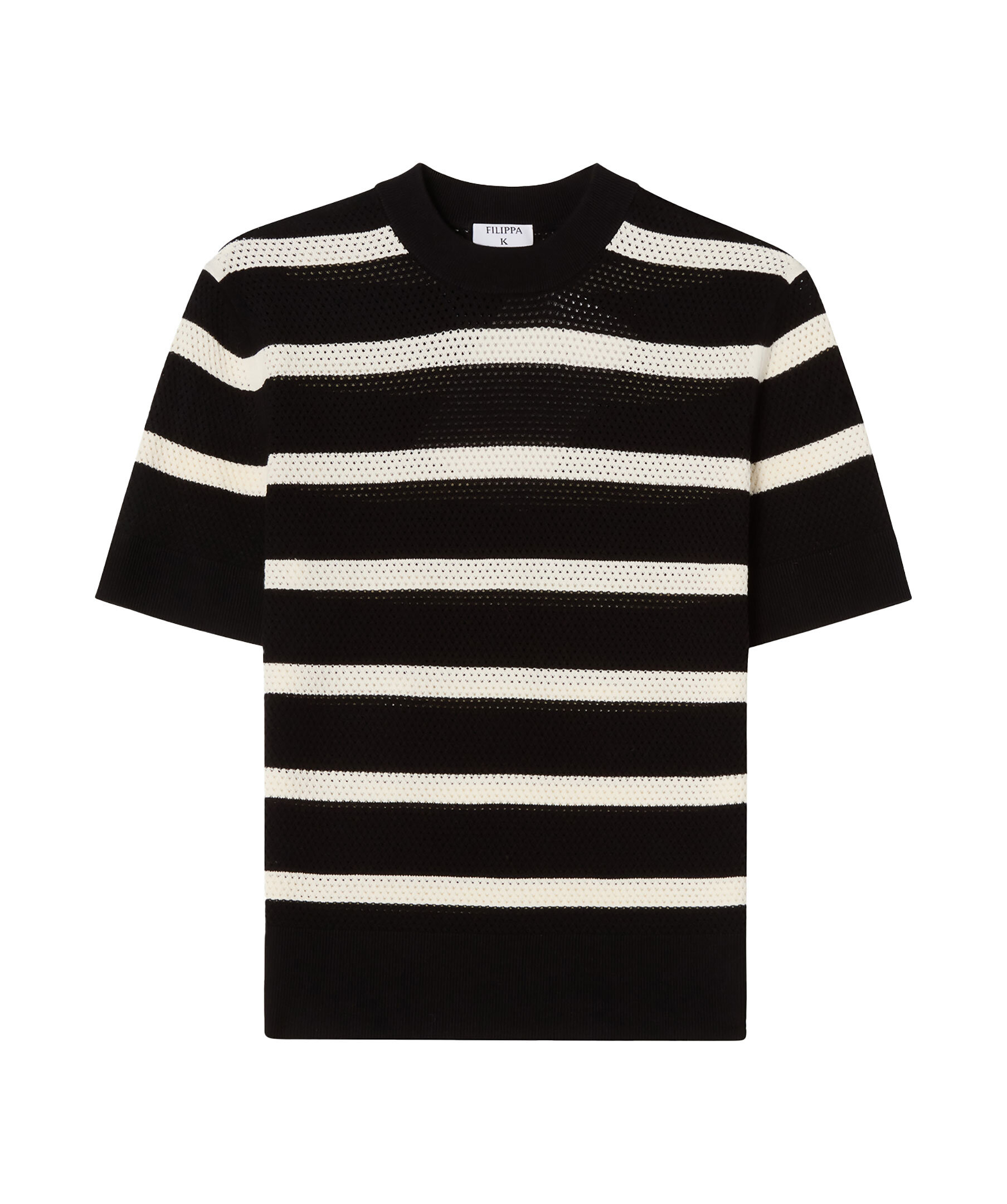 Striped Mesh Tee 1