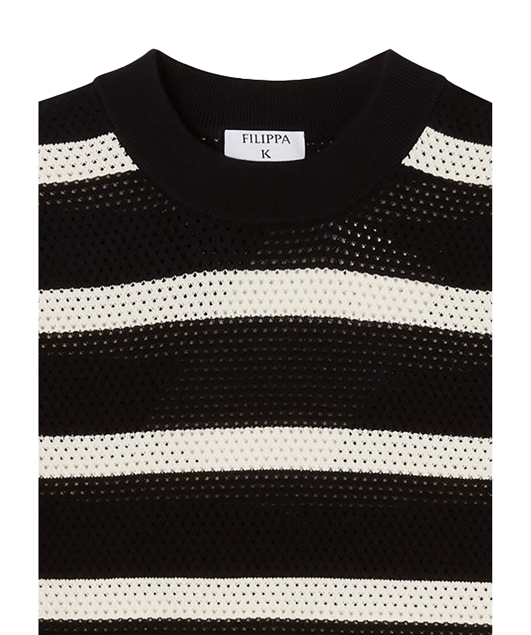Striped Mesh Tee 2