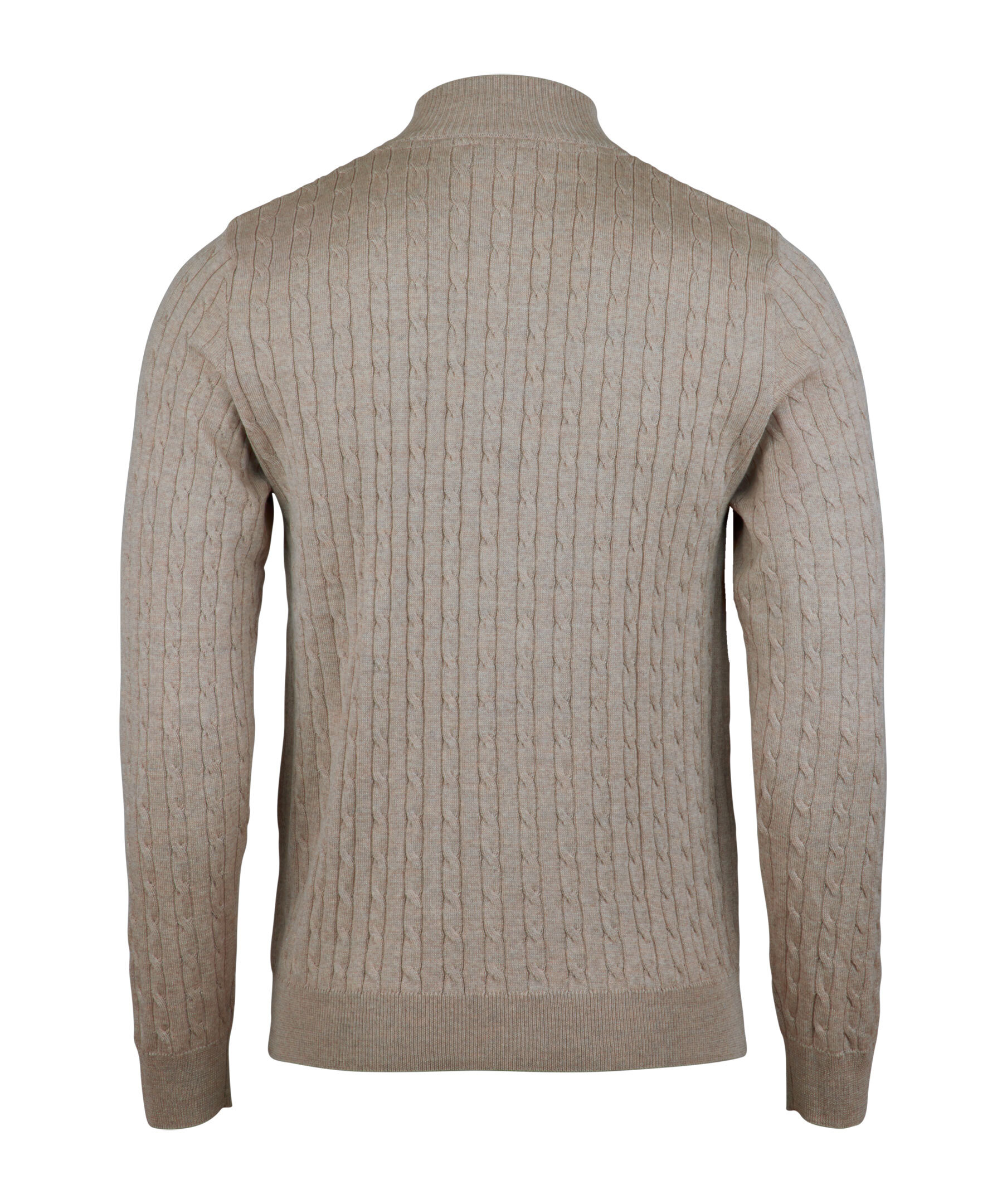 Merino cable half zip 2
