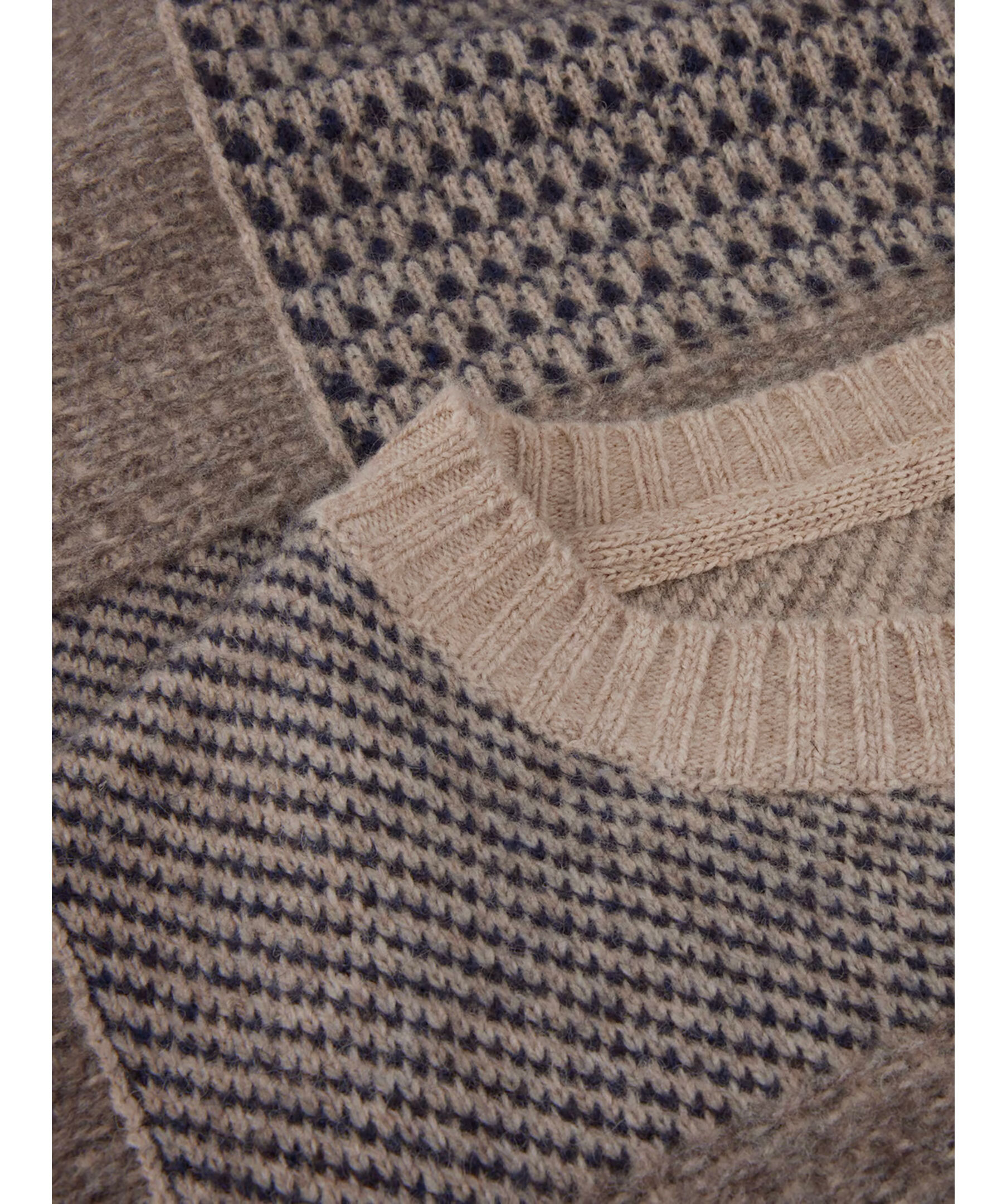 Patchwork Yak/Merino Crew 3