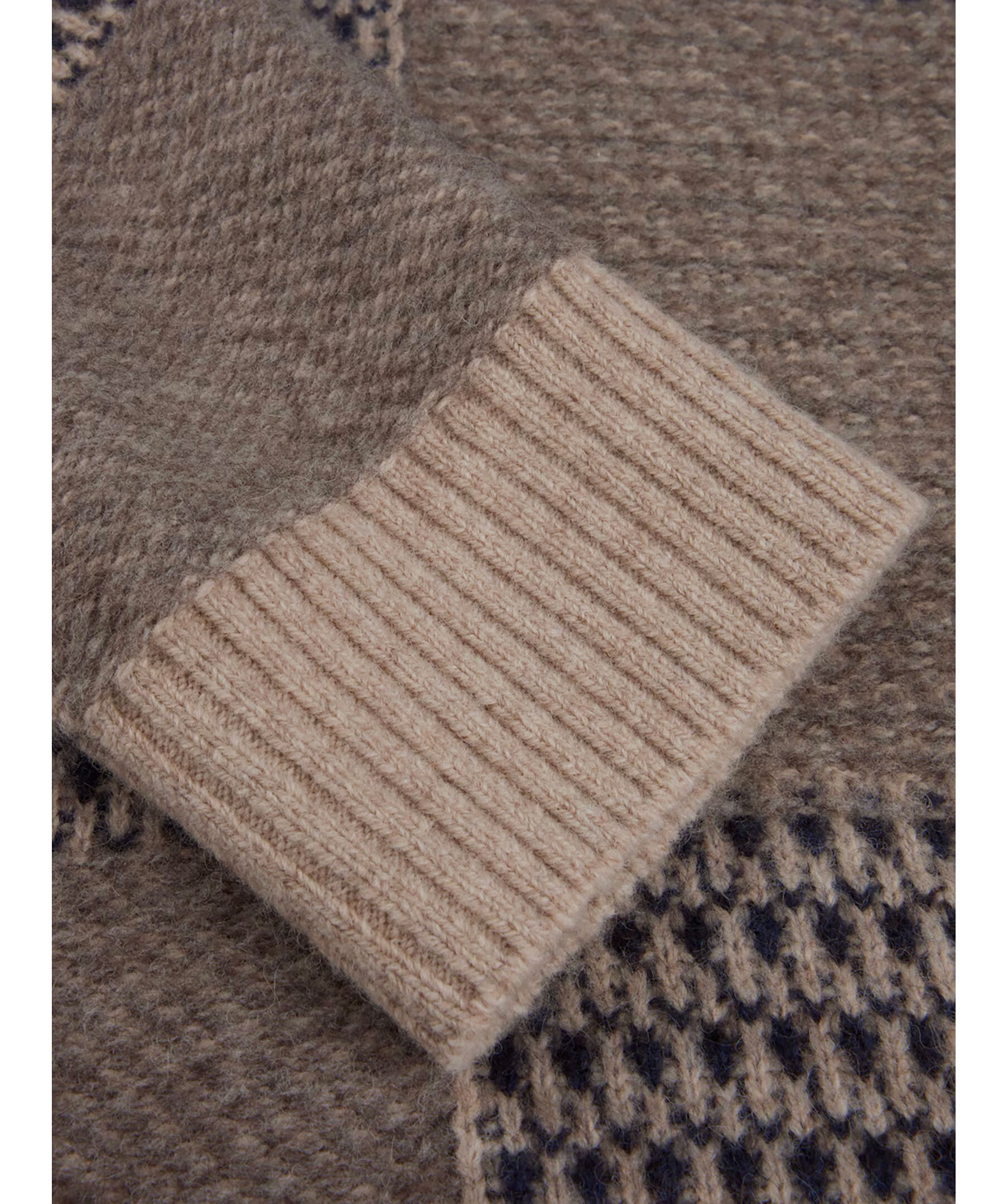 Patchwork Yak/Merino Crew 4