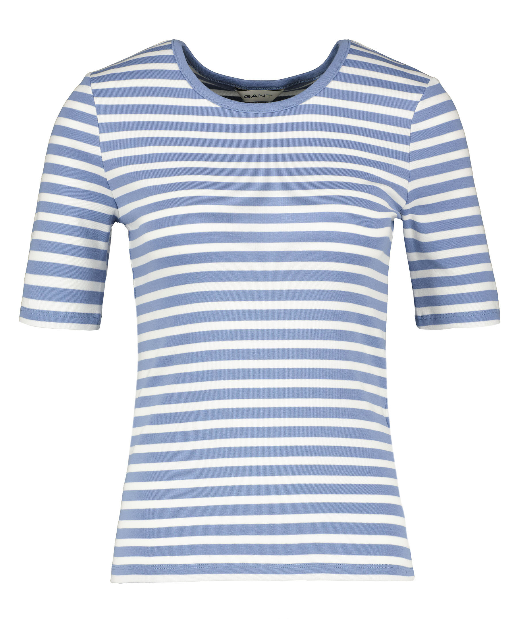 Slim Stripe Rib Tee 5