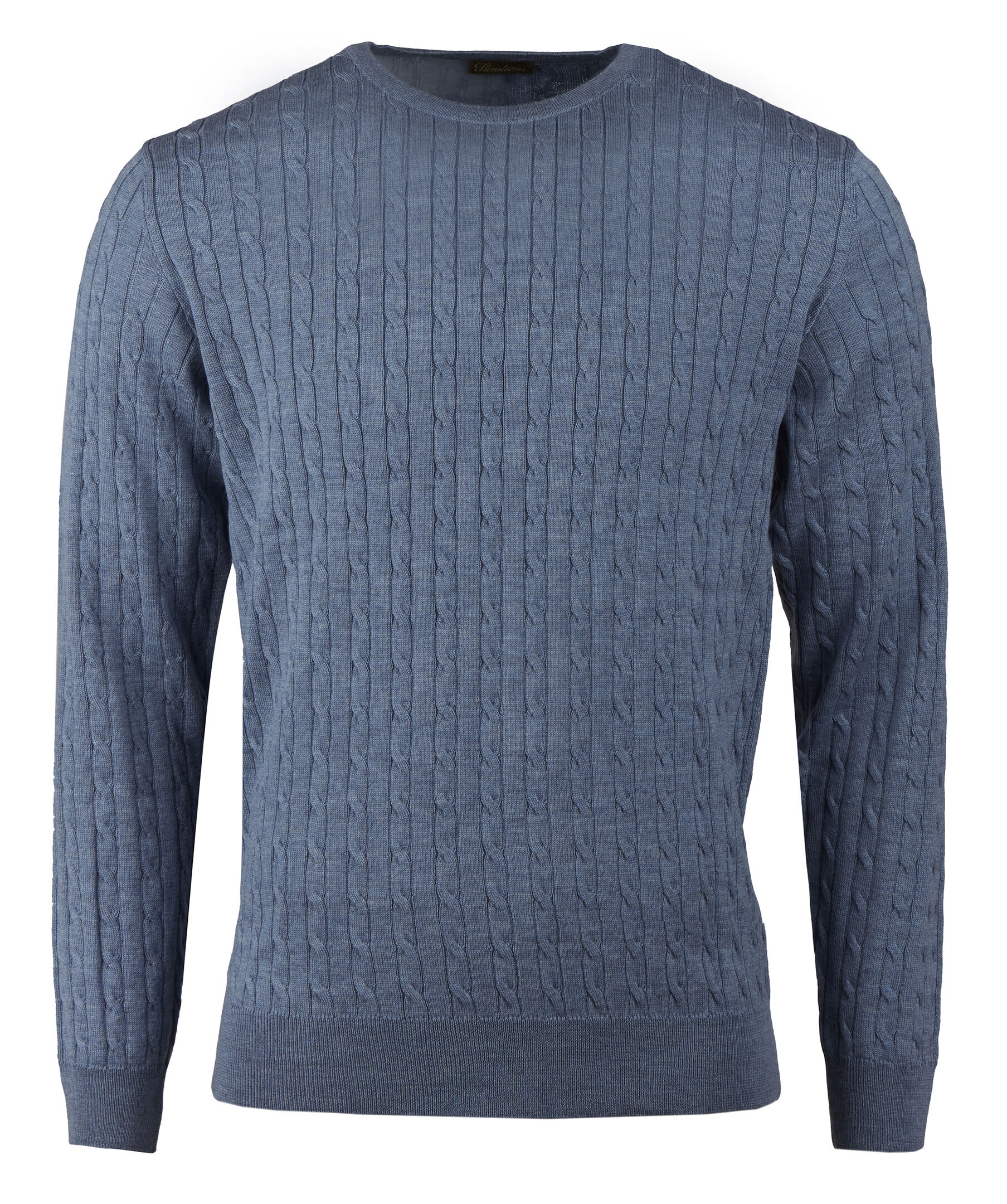Merino Cable Crewneck 1
