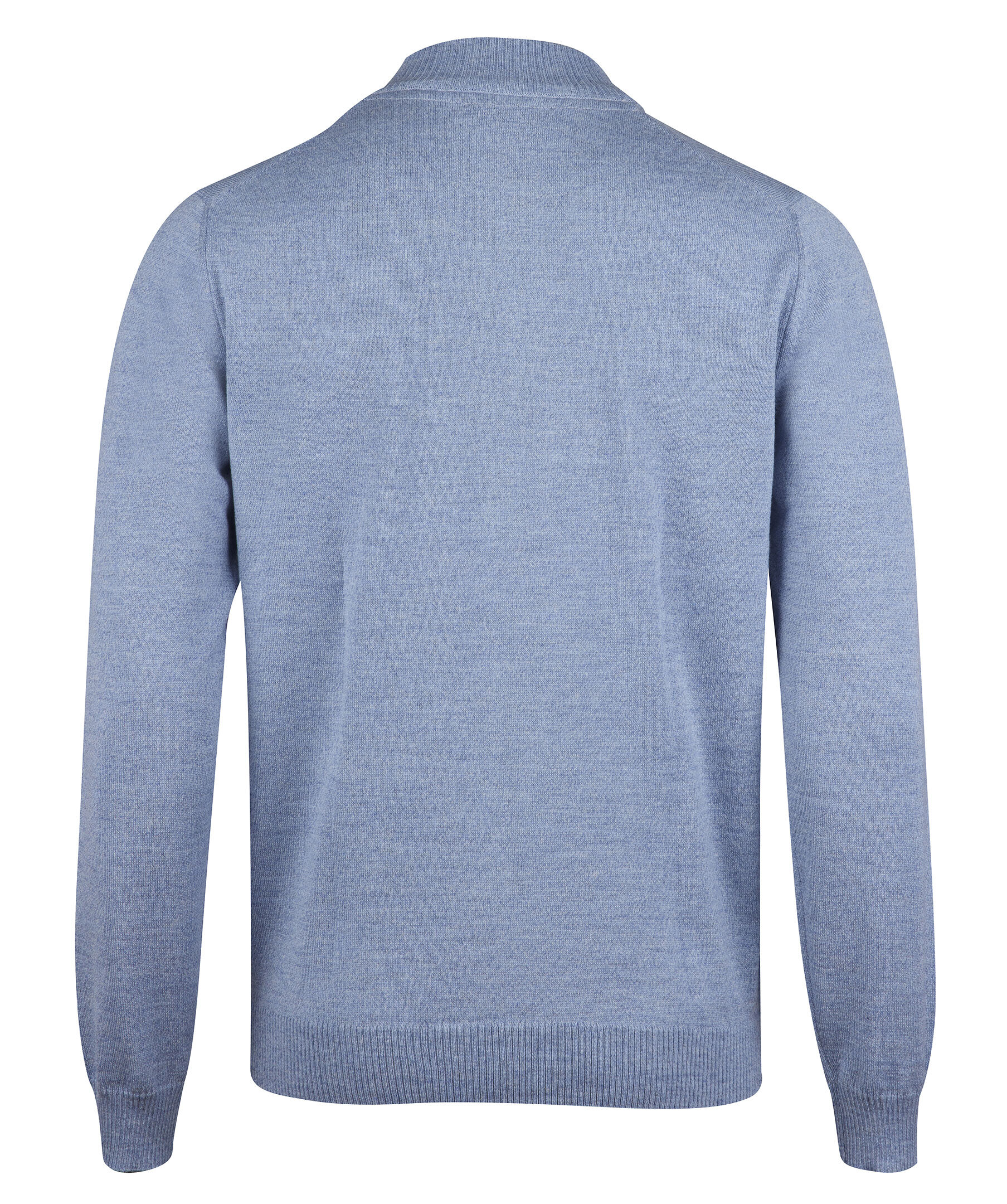Merino Half Zip Mouline 2
