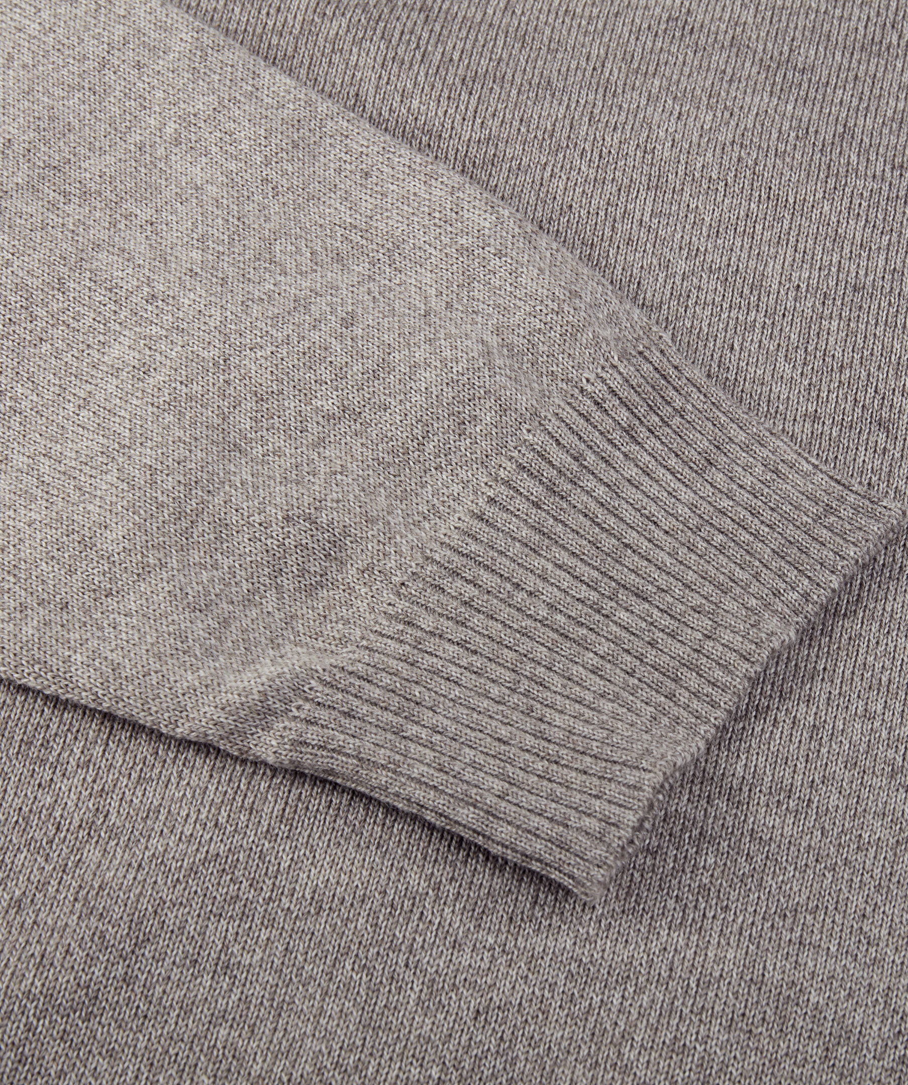 Merino Half Zip Mouline 4