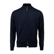 Zip cardigan merino