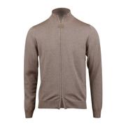 Zip cardigan merino
