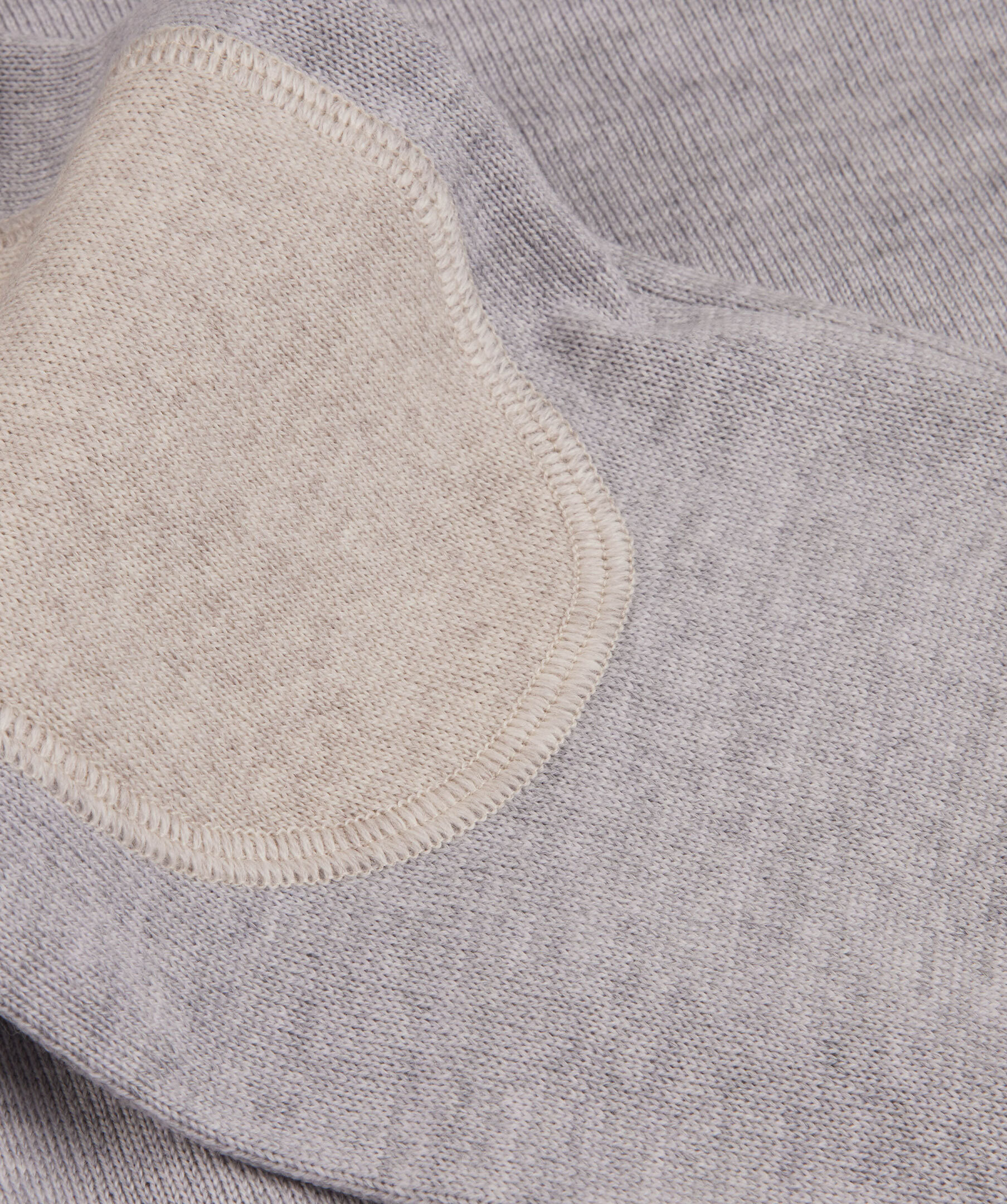 Merino V Neck Patch 4