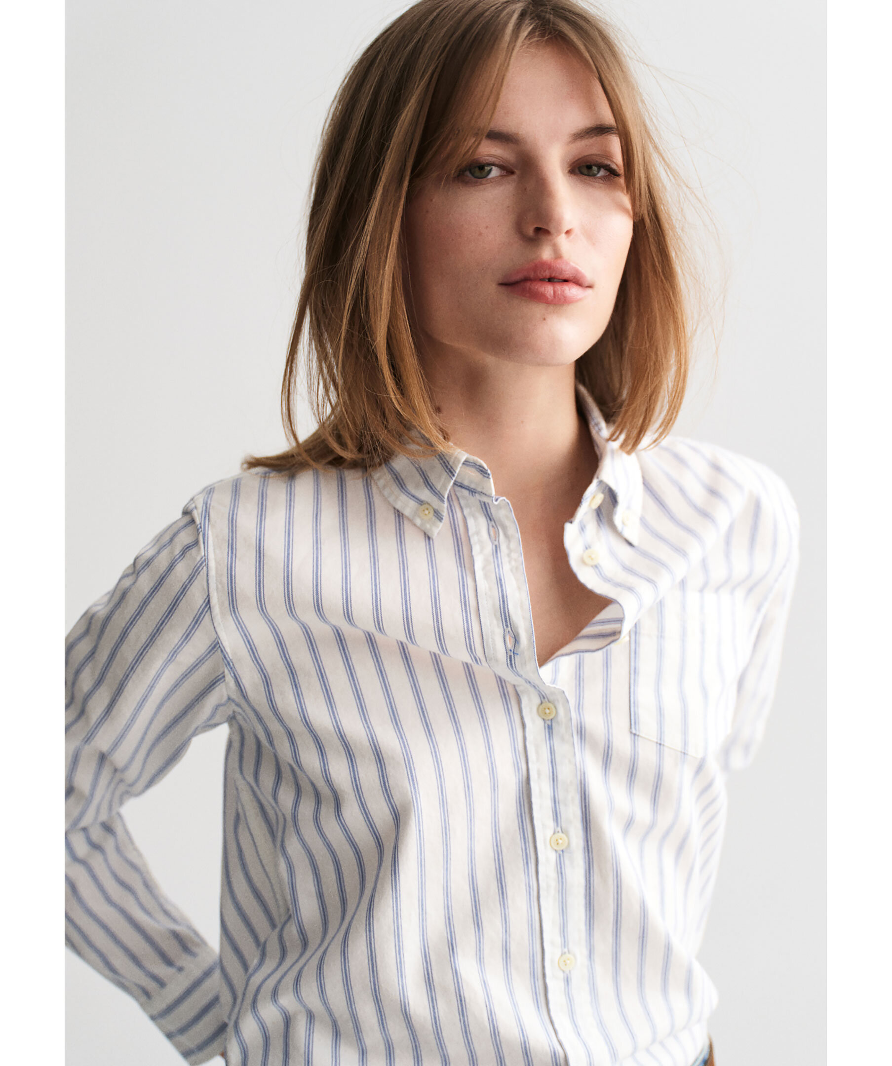 Reg Stripe Oxford Shirt 3