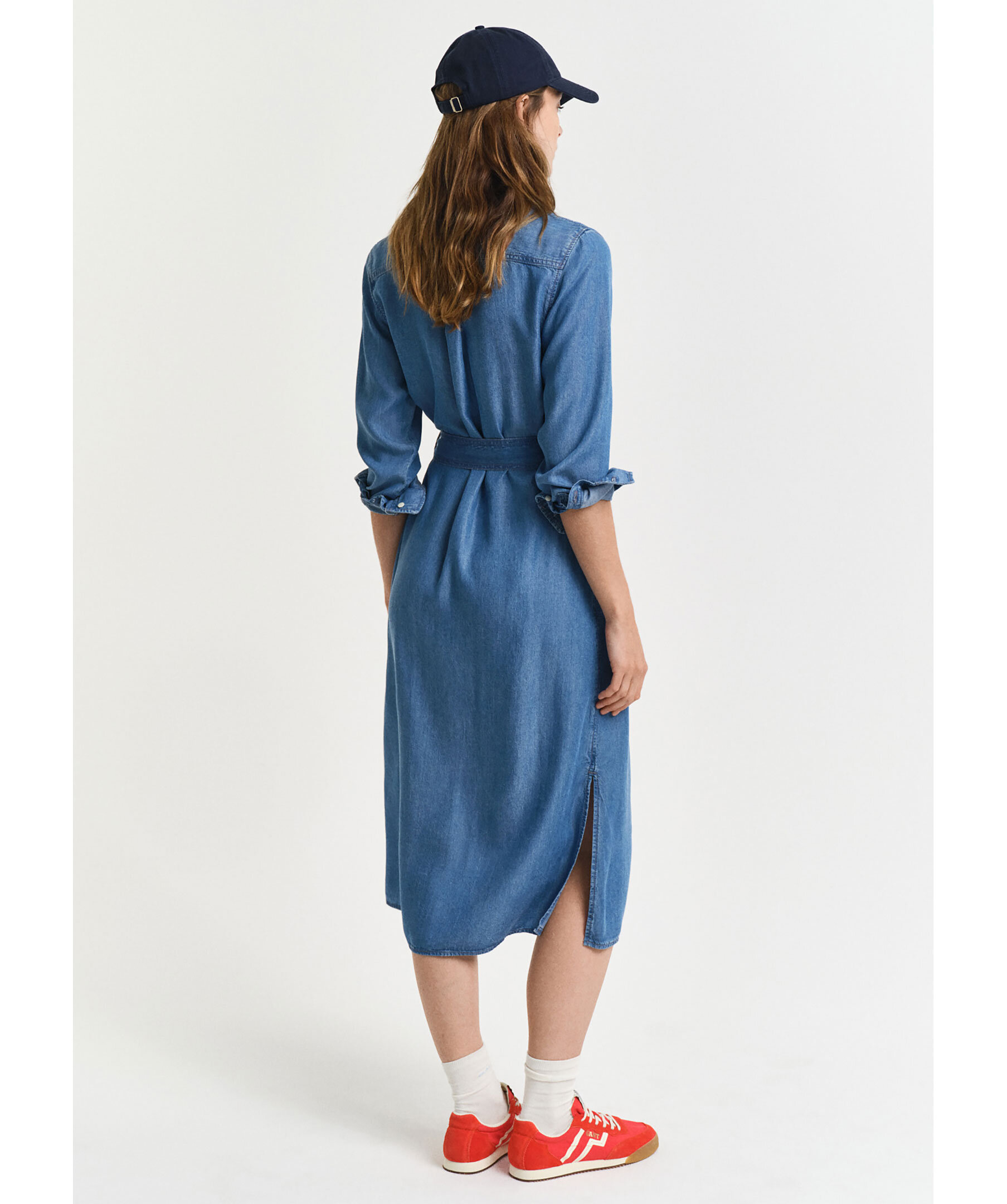 Chambray shirt dress 2