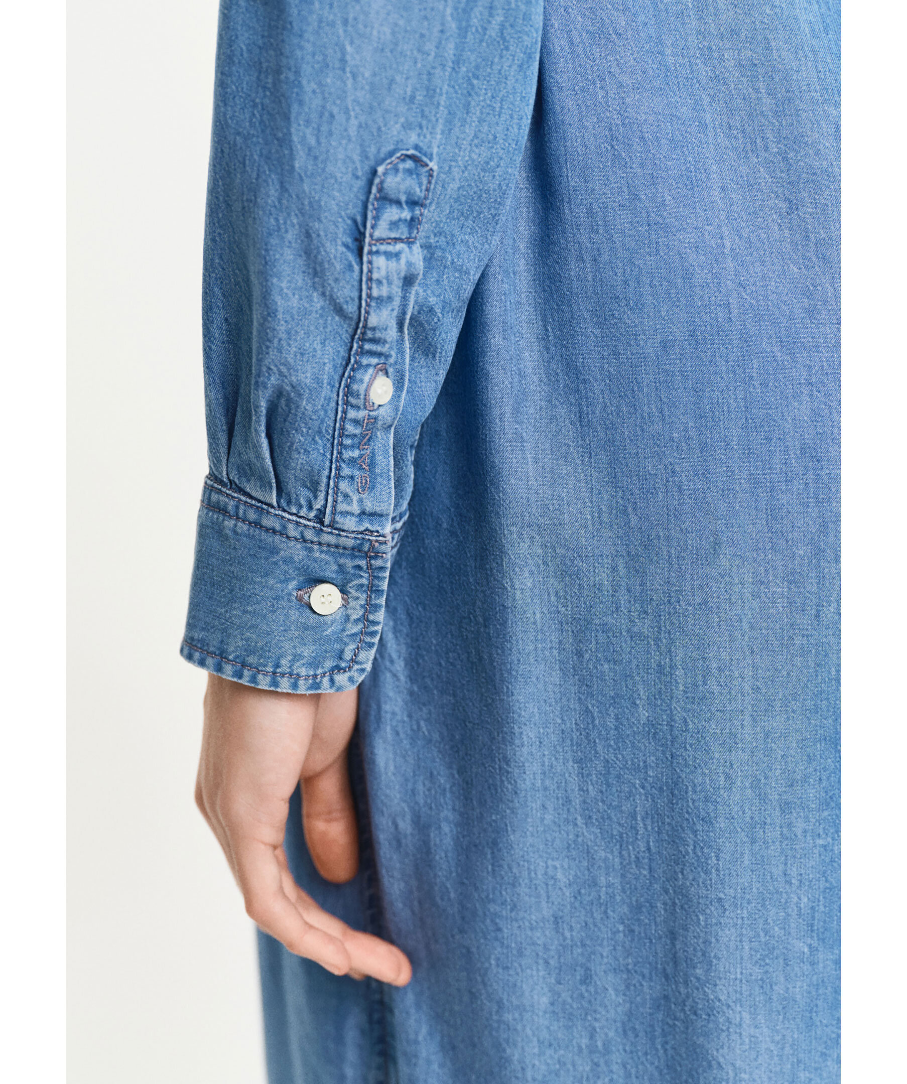 Chambray shirt dress 3