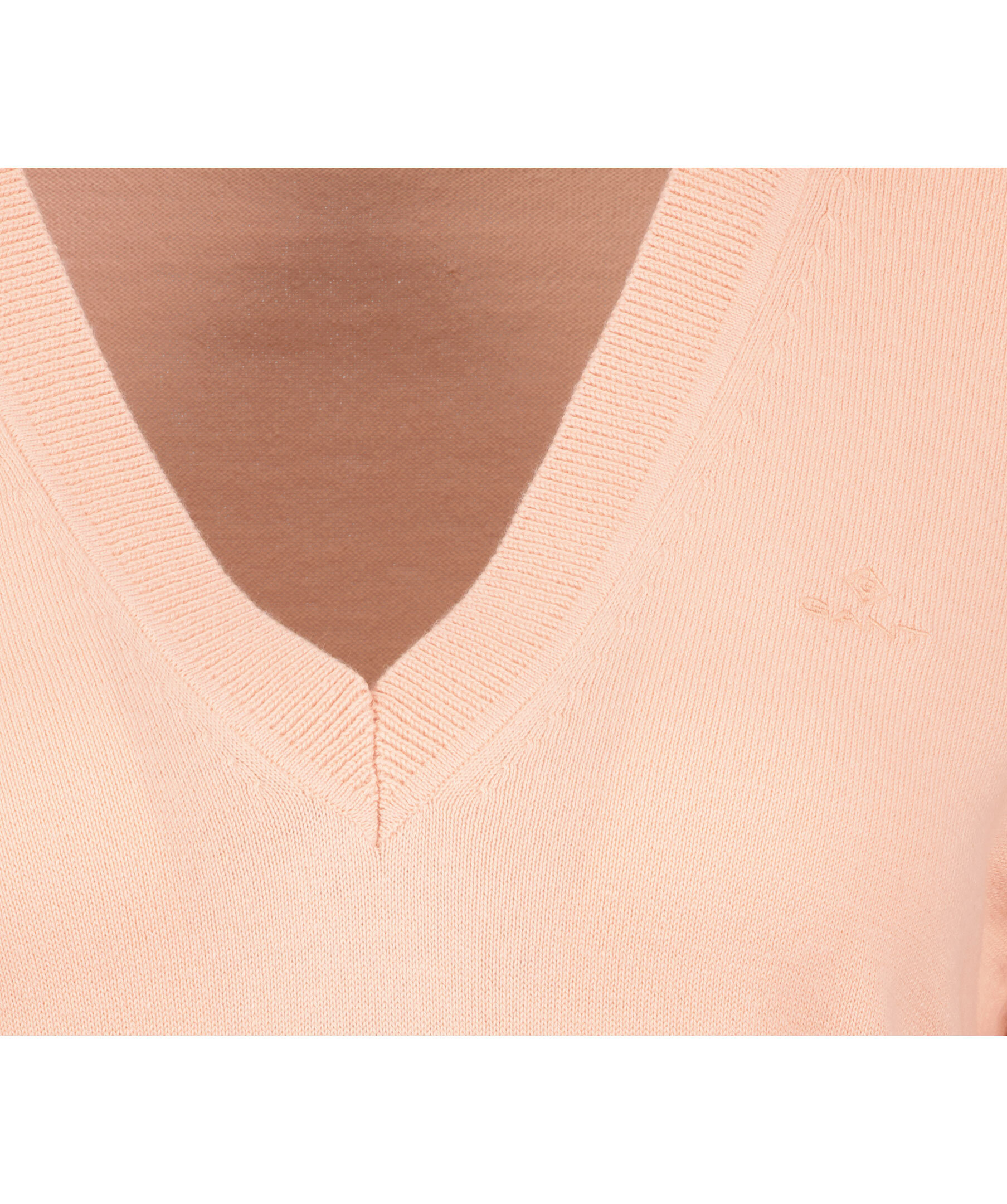Light Cotton V neck Knit 2