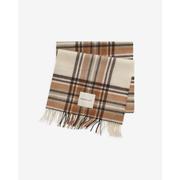 Tartan check wool scarf