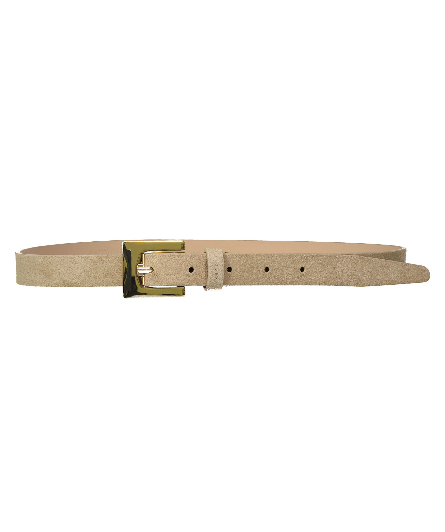 Slim suede belt 5