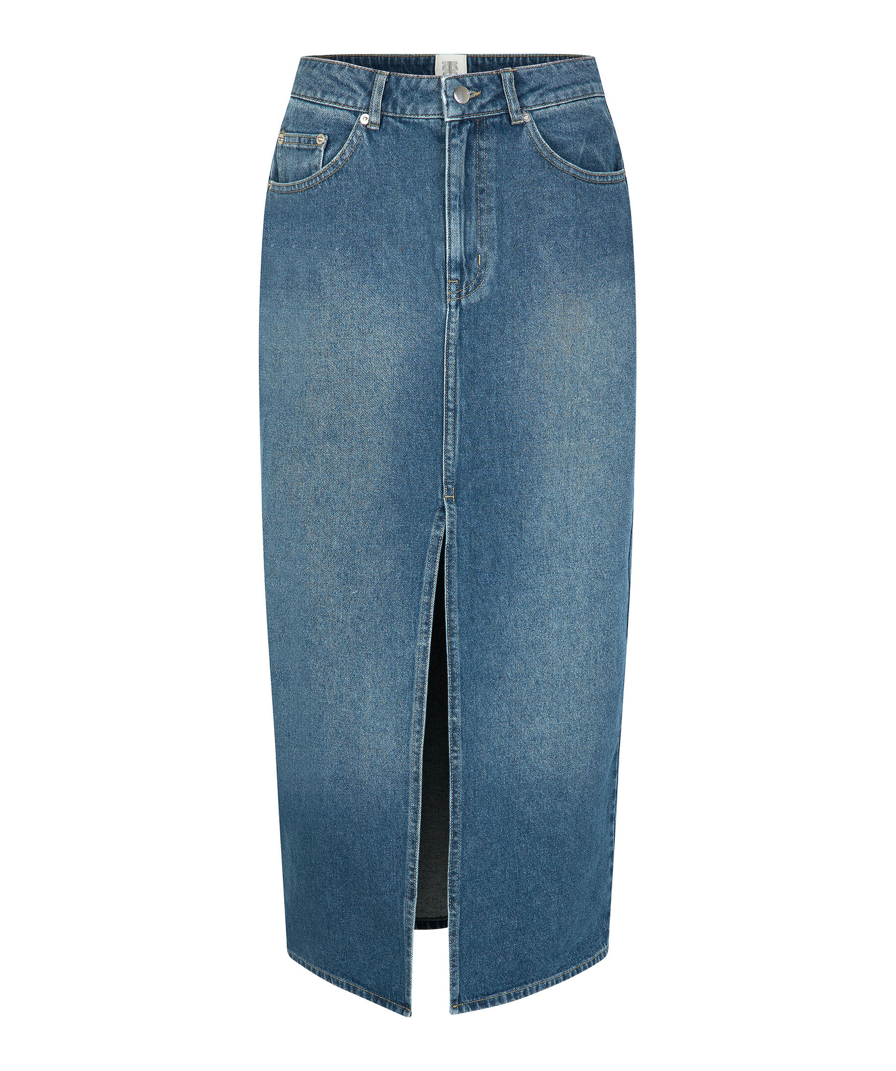 Handla Kylie Denim Skirt, Blå hos Johnells.se 58277DenimBlue