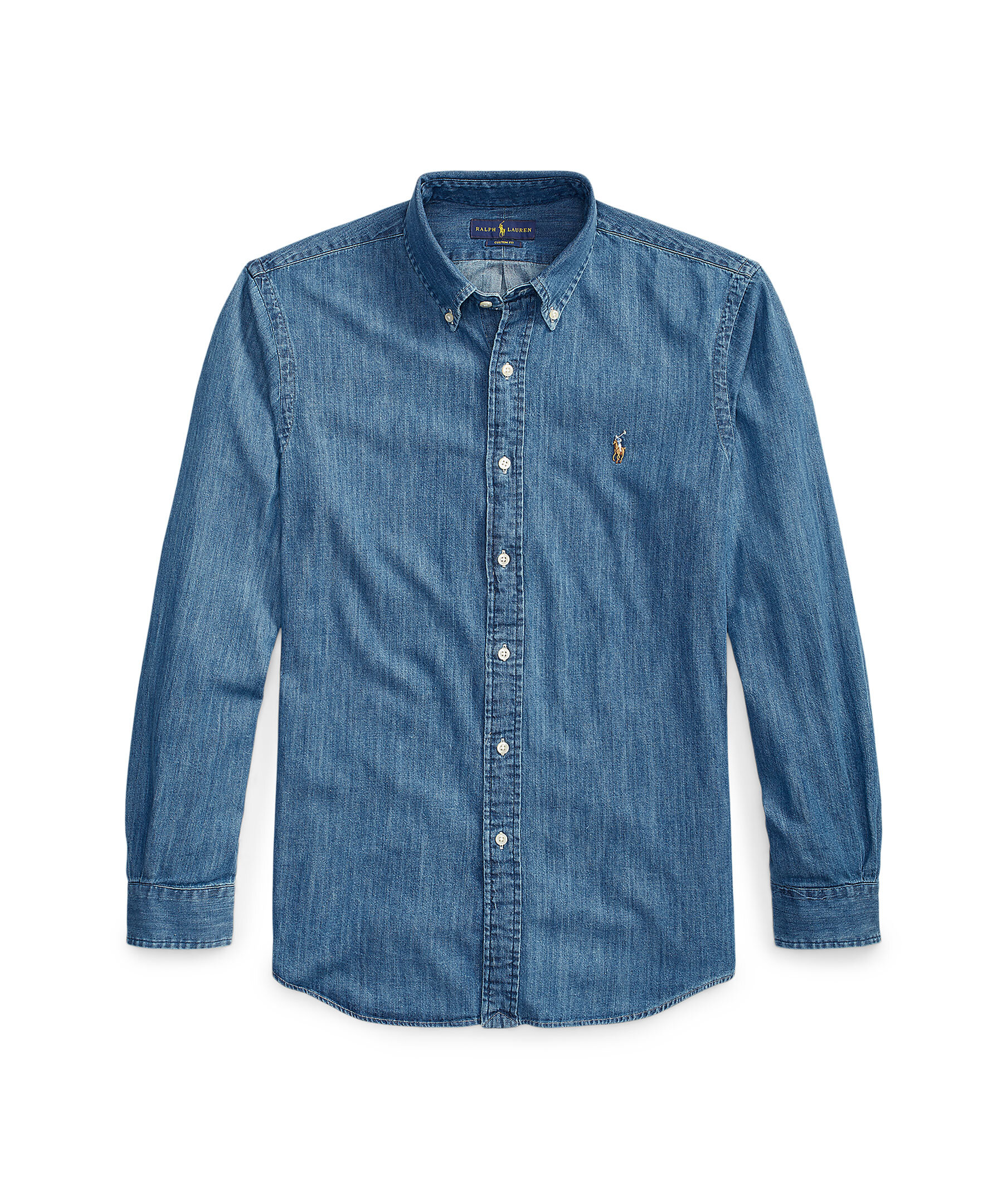 Handla Custom fit denim, Blå hos Johnells.se | 710792043N-001