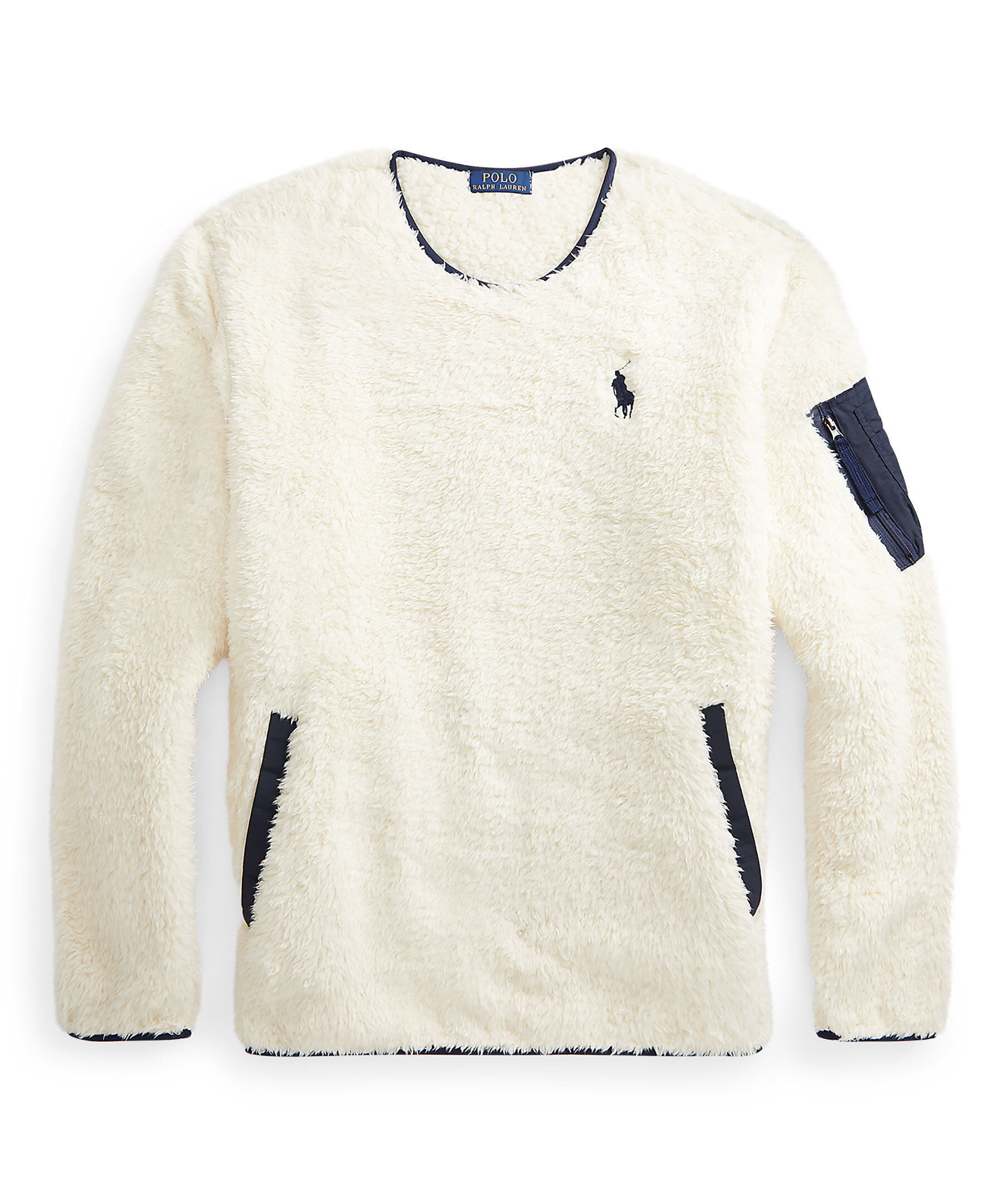 sherpa sweater white