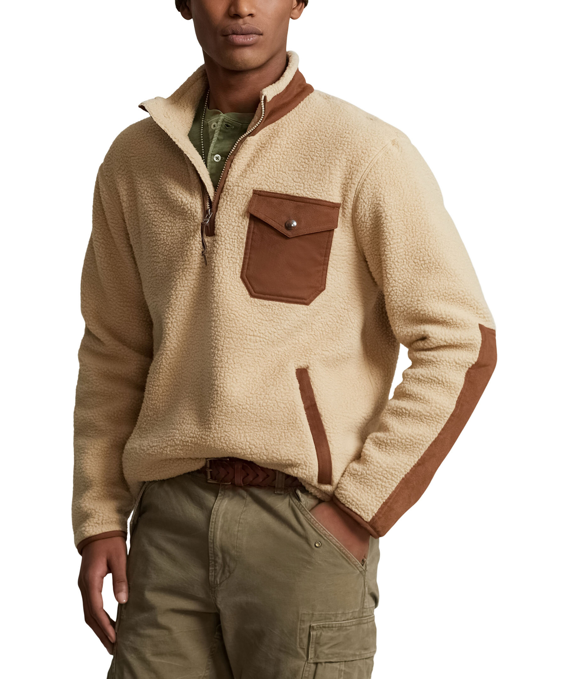 Vintage on sale fleece pullover