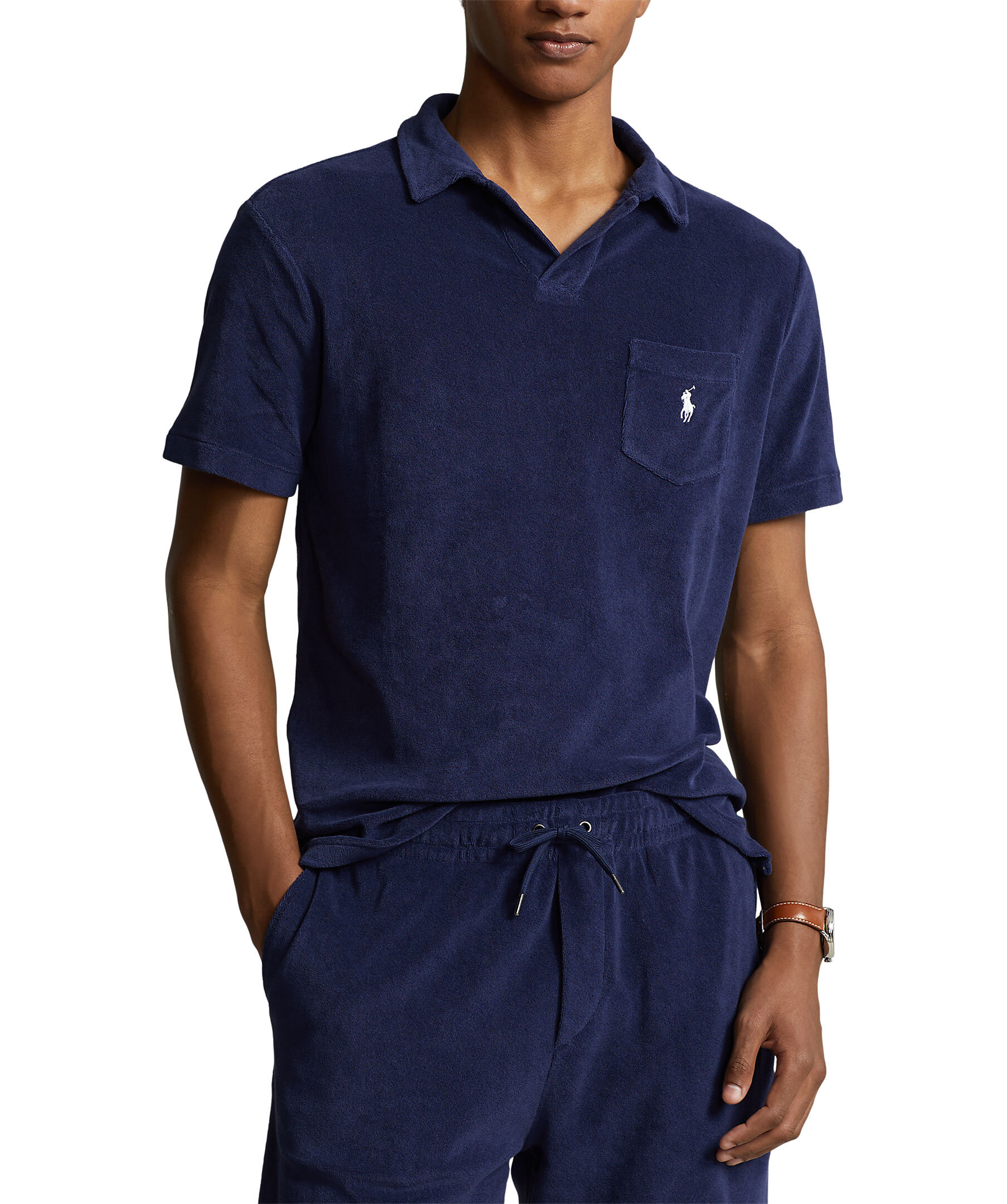 Short sleeve terry polo 1