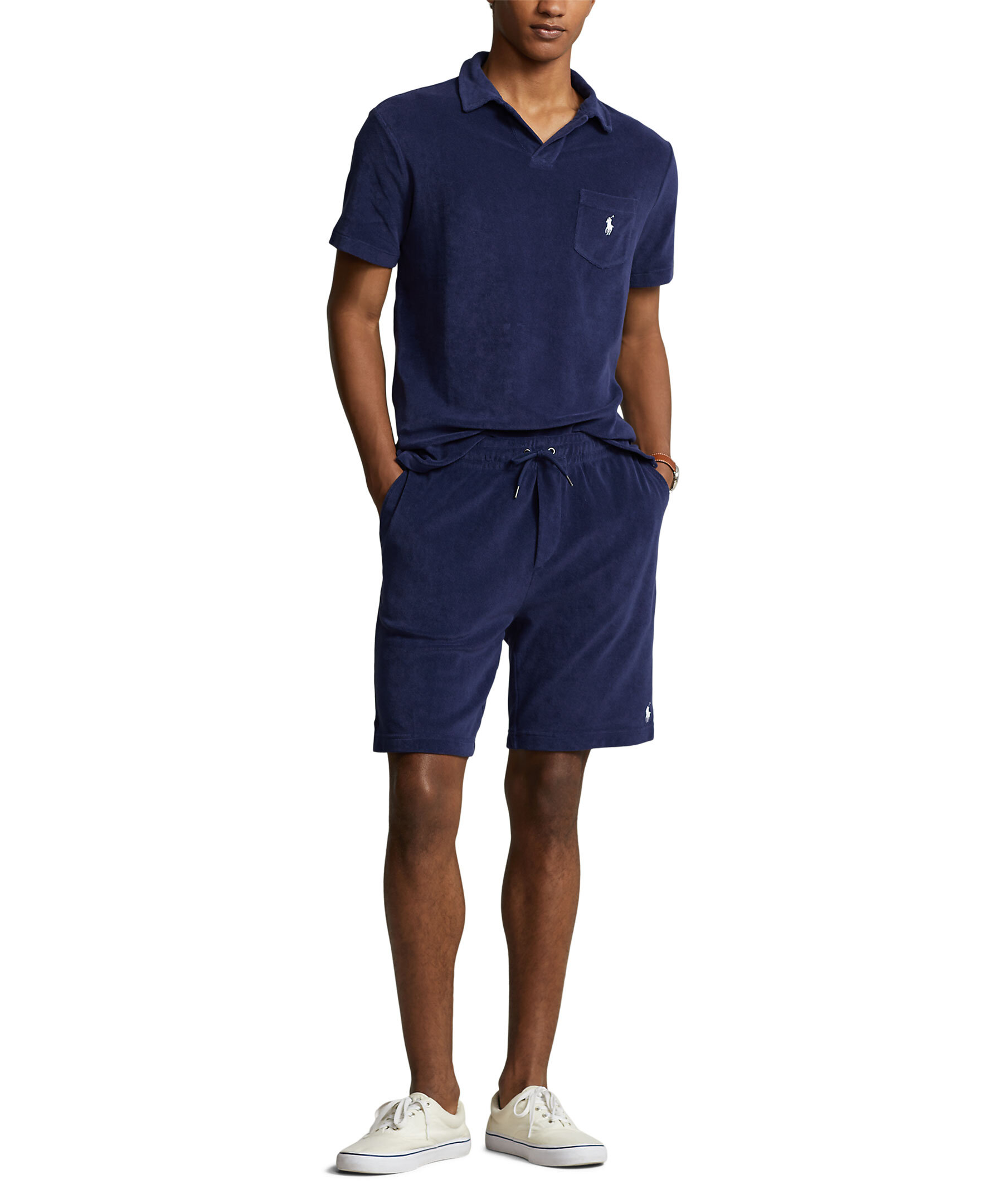 Short sleeve terry polo 3