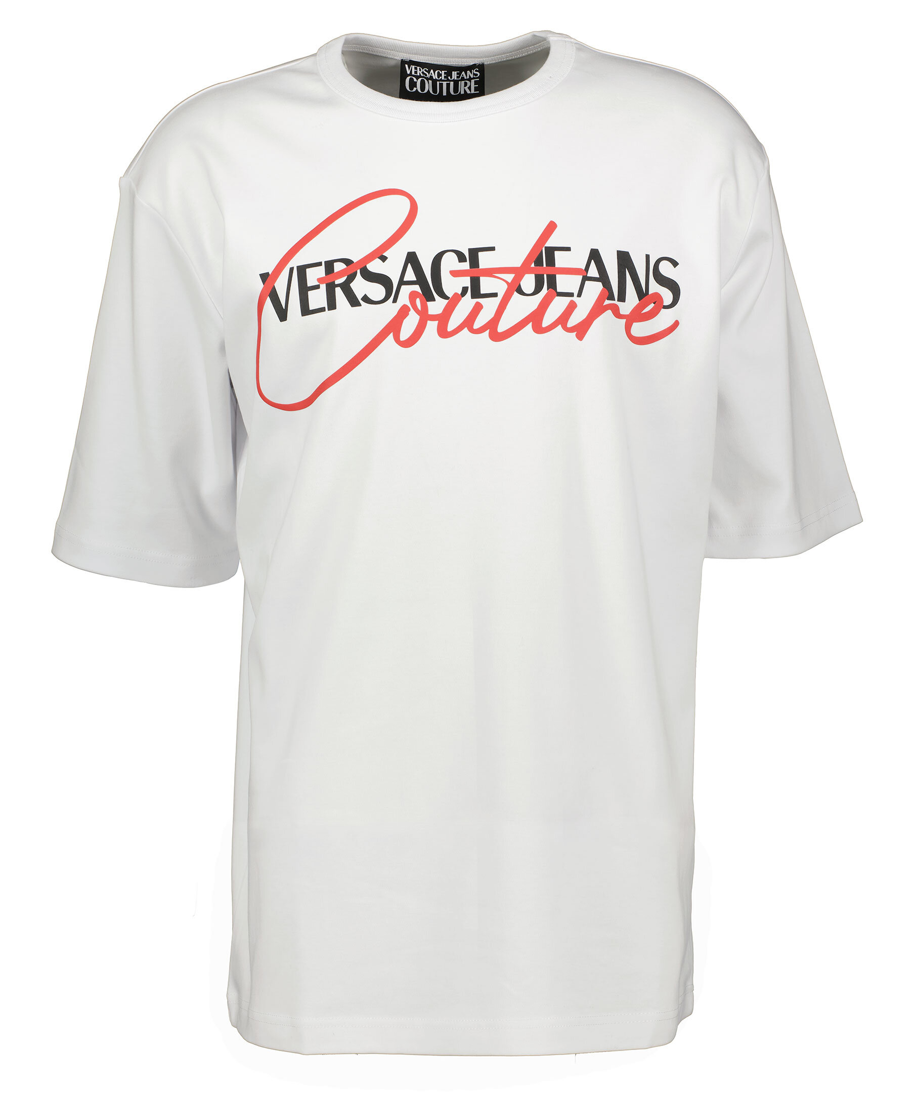 Versace Jeans T Shirt Sweatshirt REGULAR Cotton Man Whites B3GPA782 3 NWT 