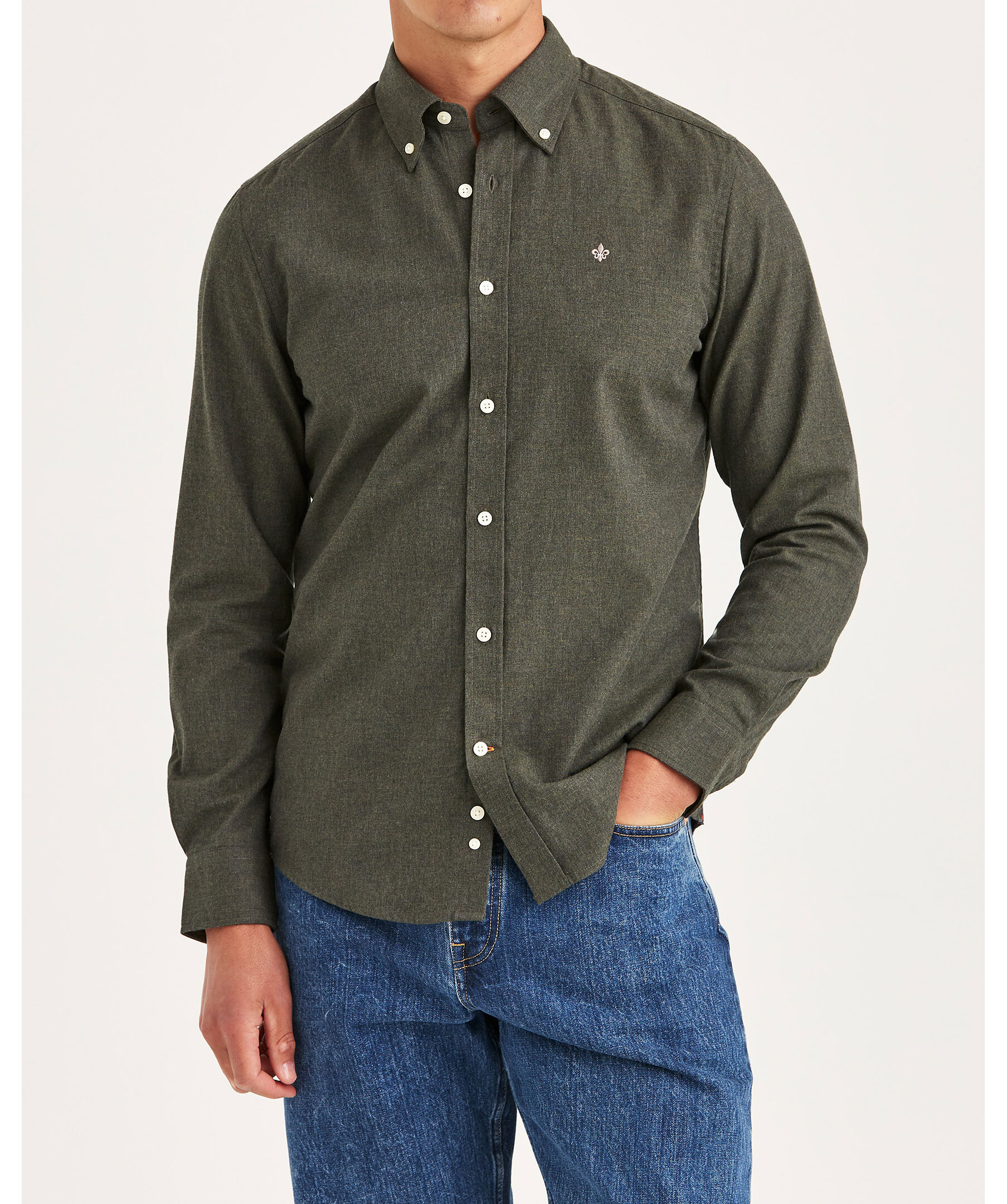 Watts flannel shirt slim