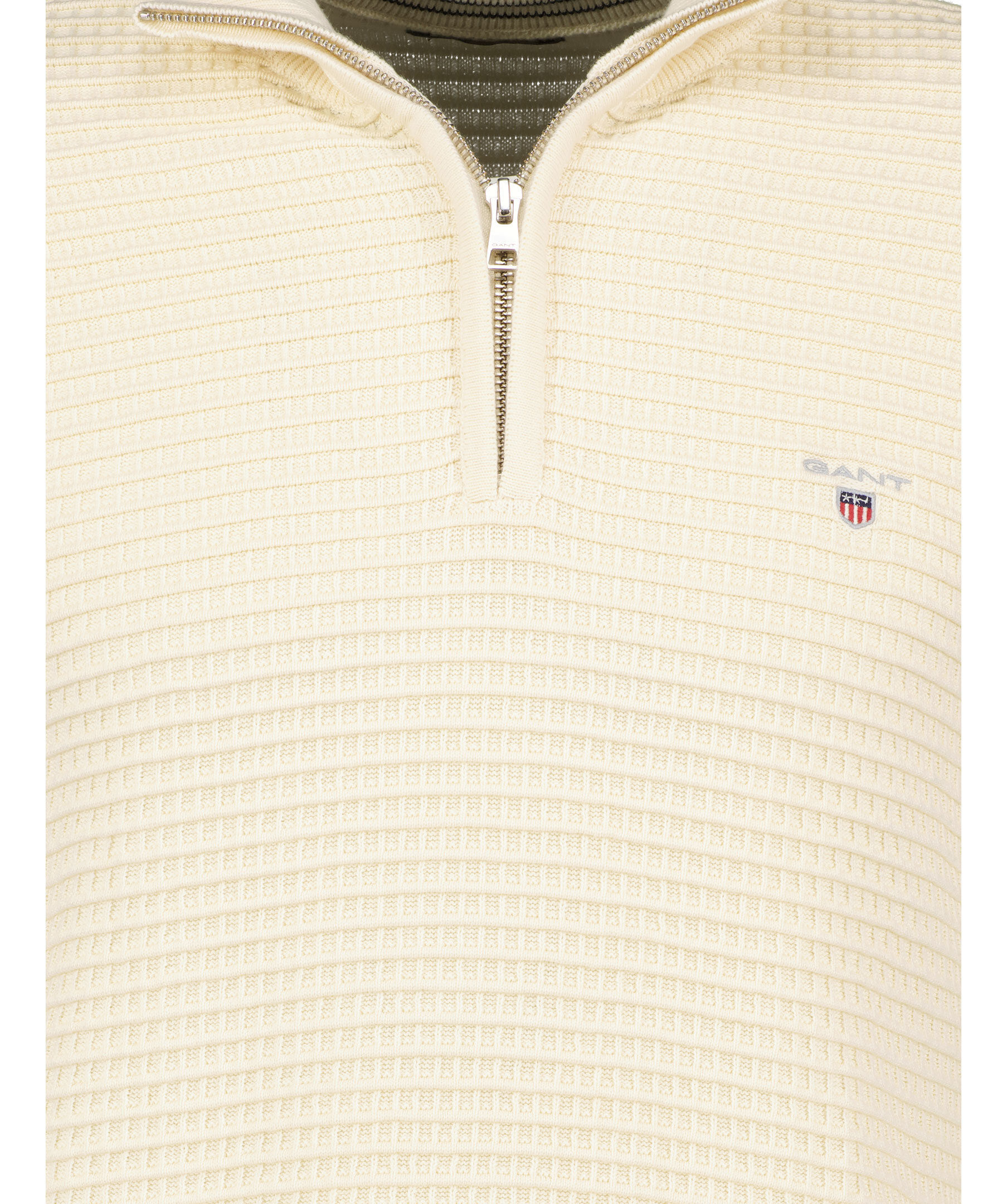 Cotton texture halfzip 2