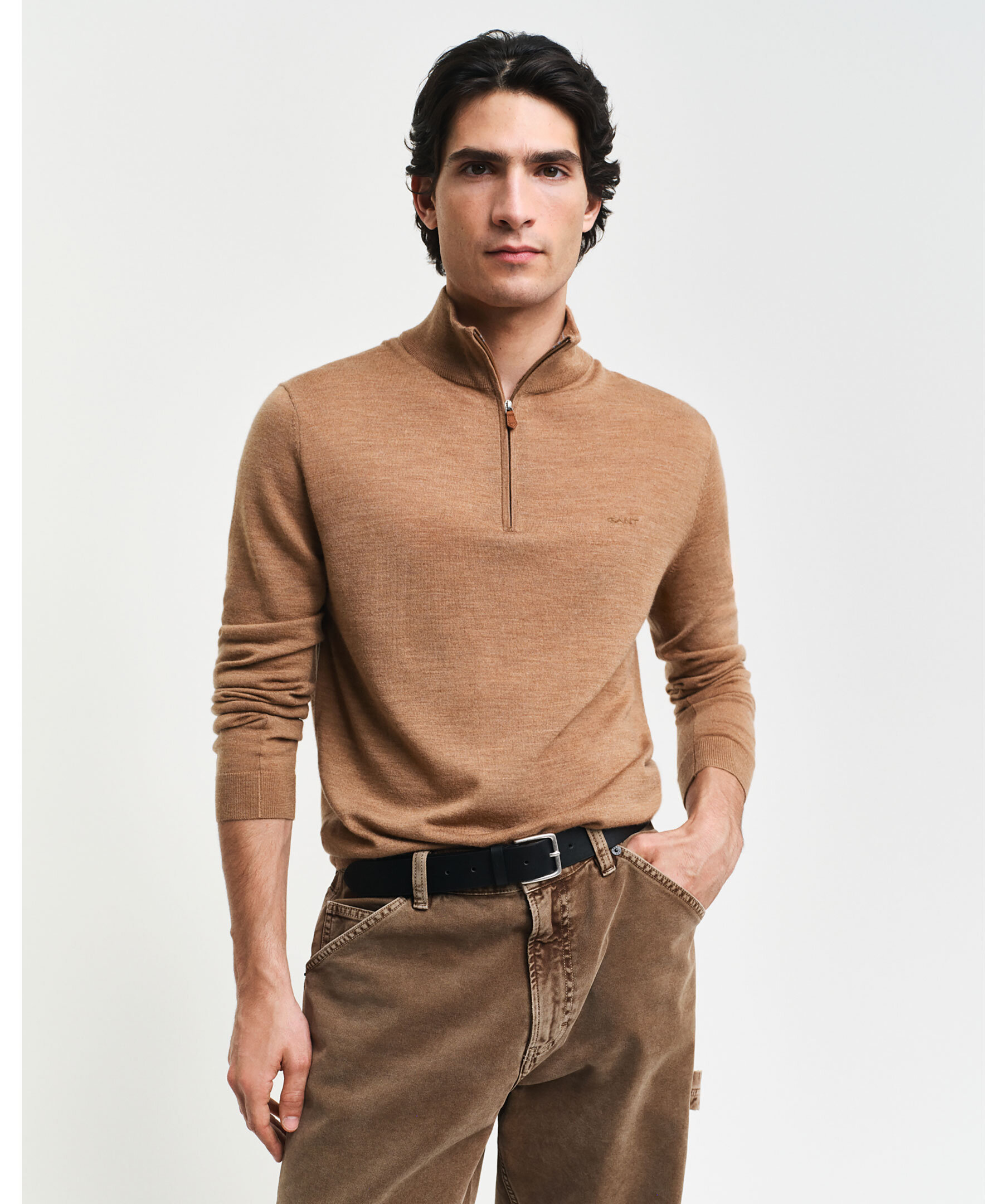 Merino Wool Half Zip 1