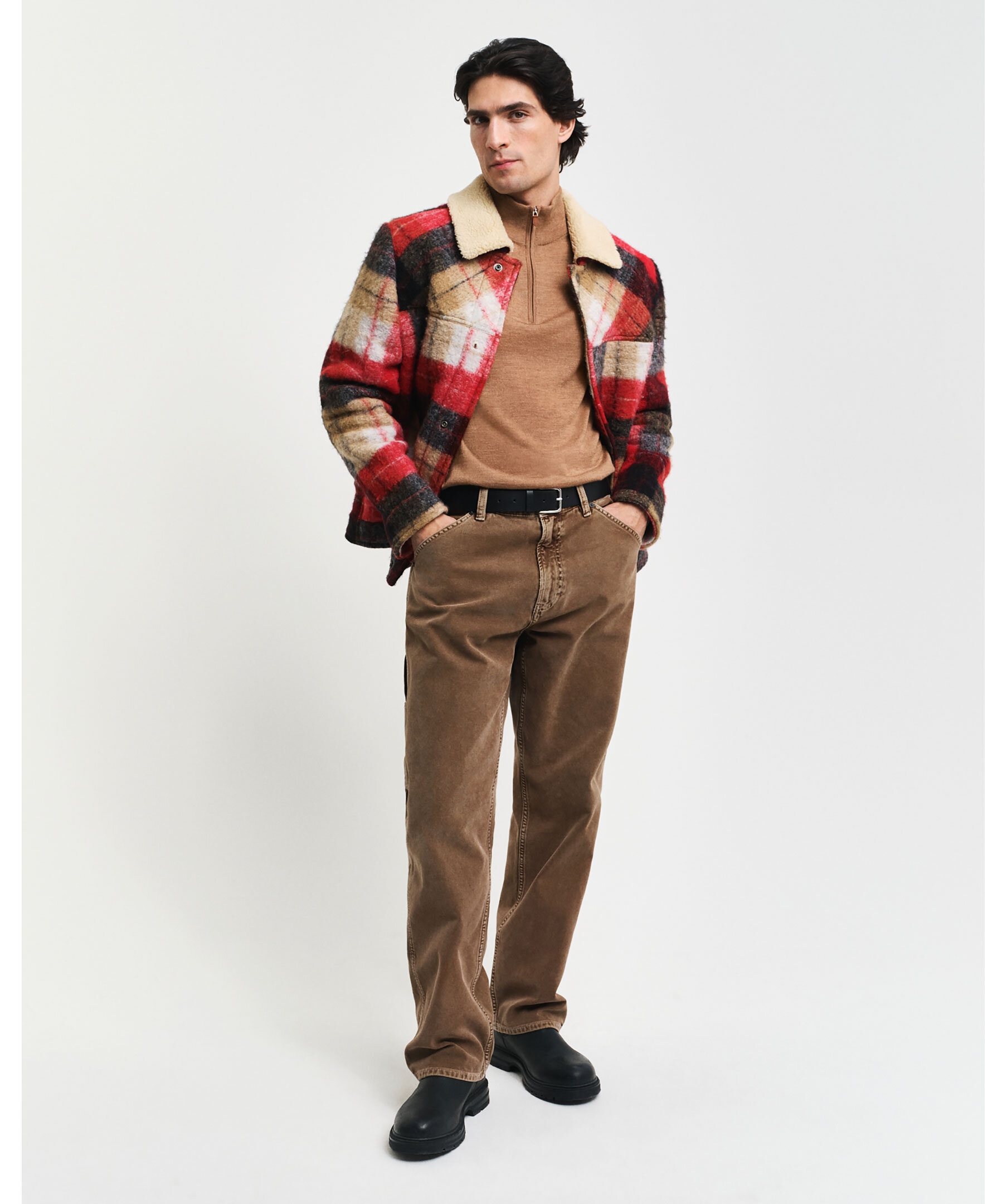 Merino Wool Half Zip 4