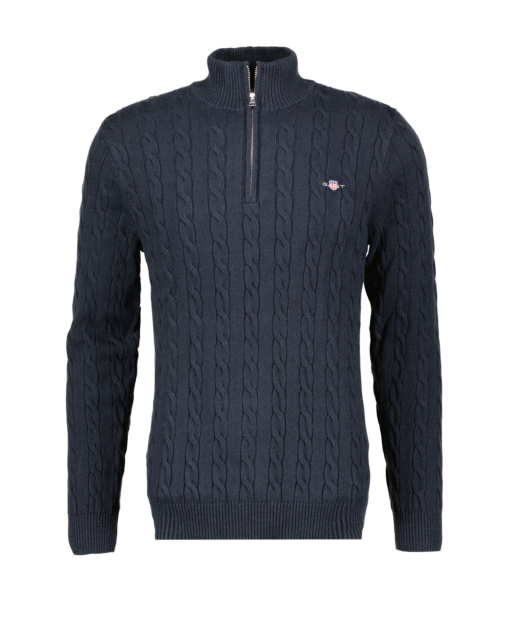 Cotton Cable Half Zip 1