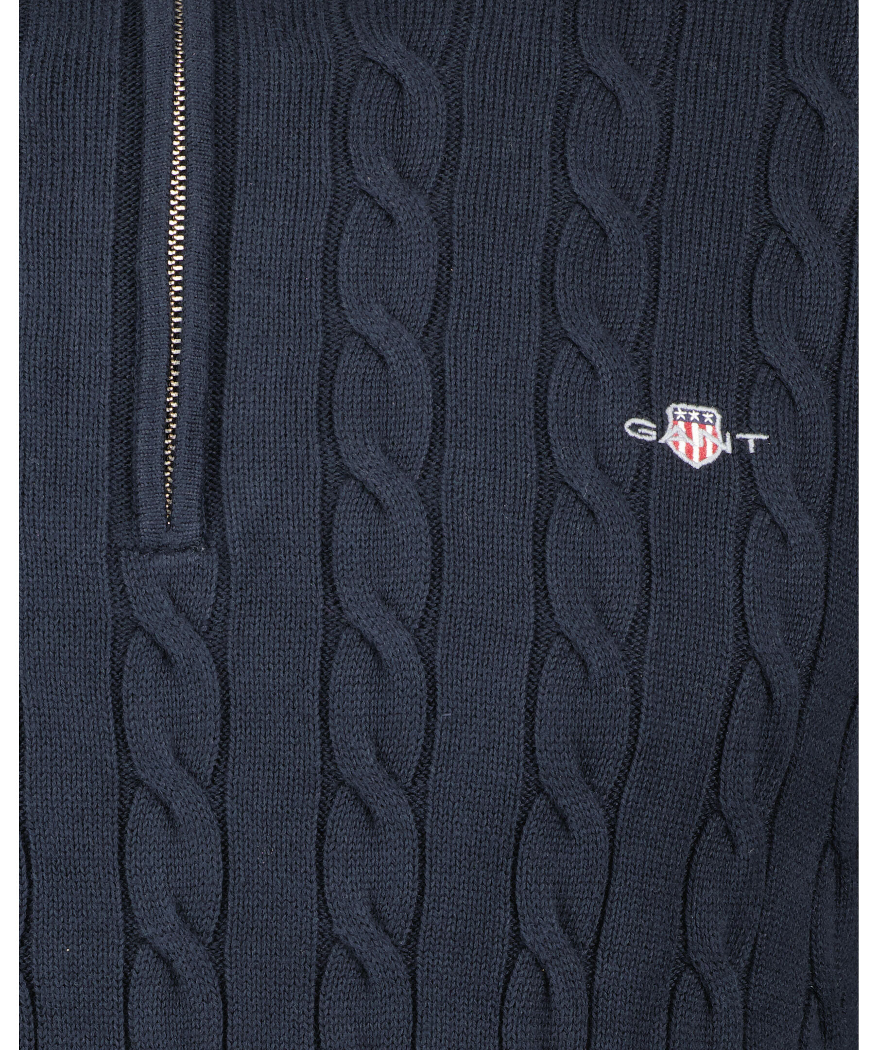 Cotton Cable Half Zip 4